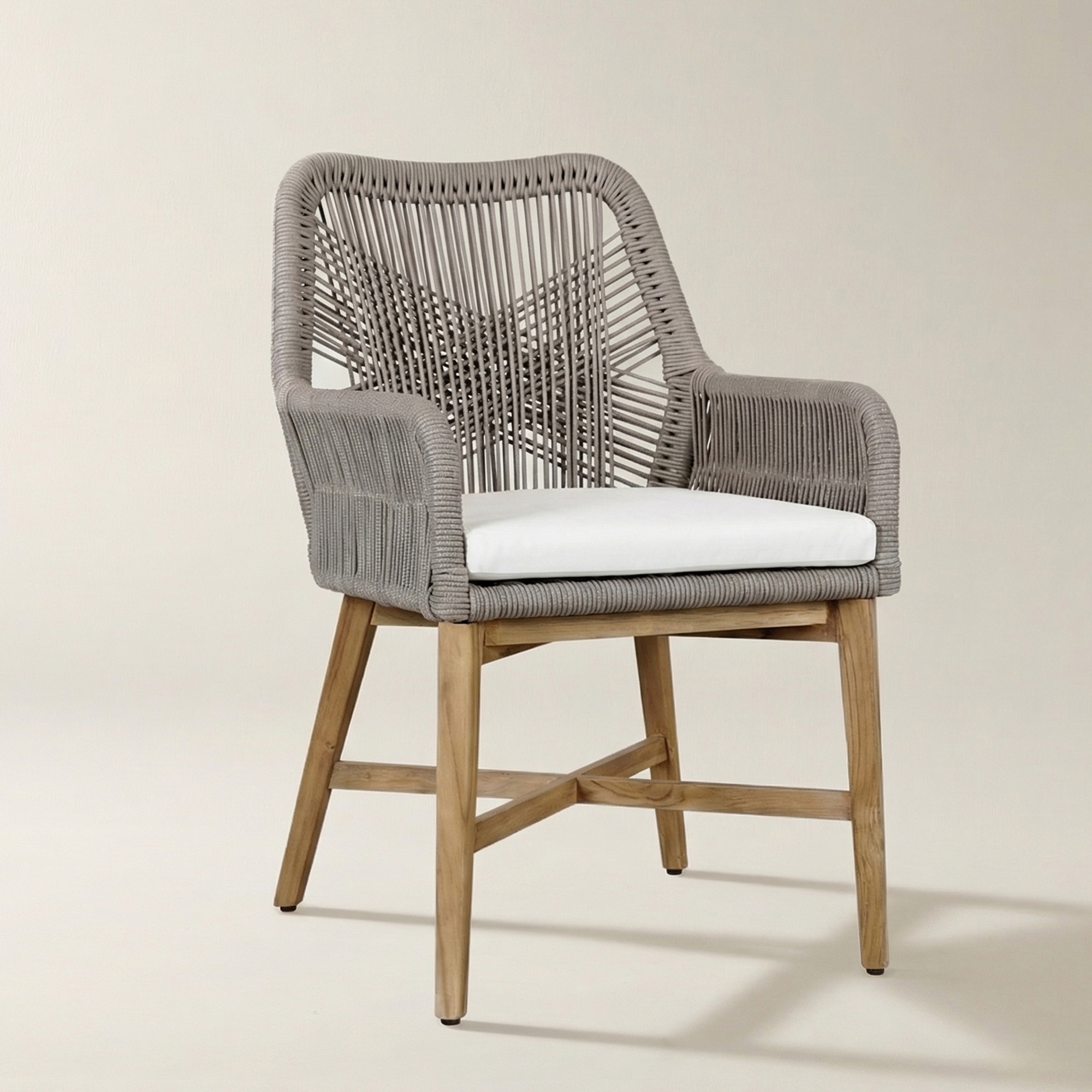 Marley Outdoor Dining Chair - Gray
