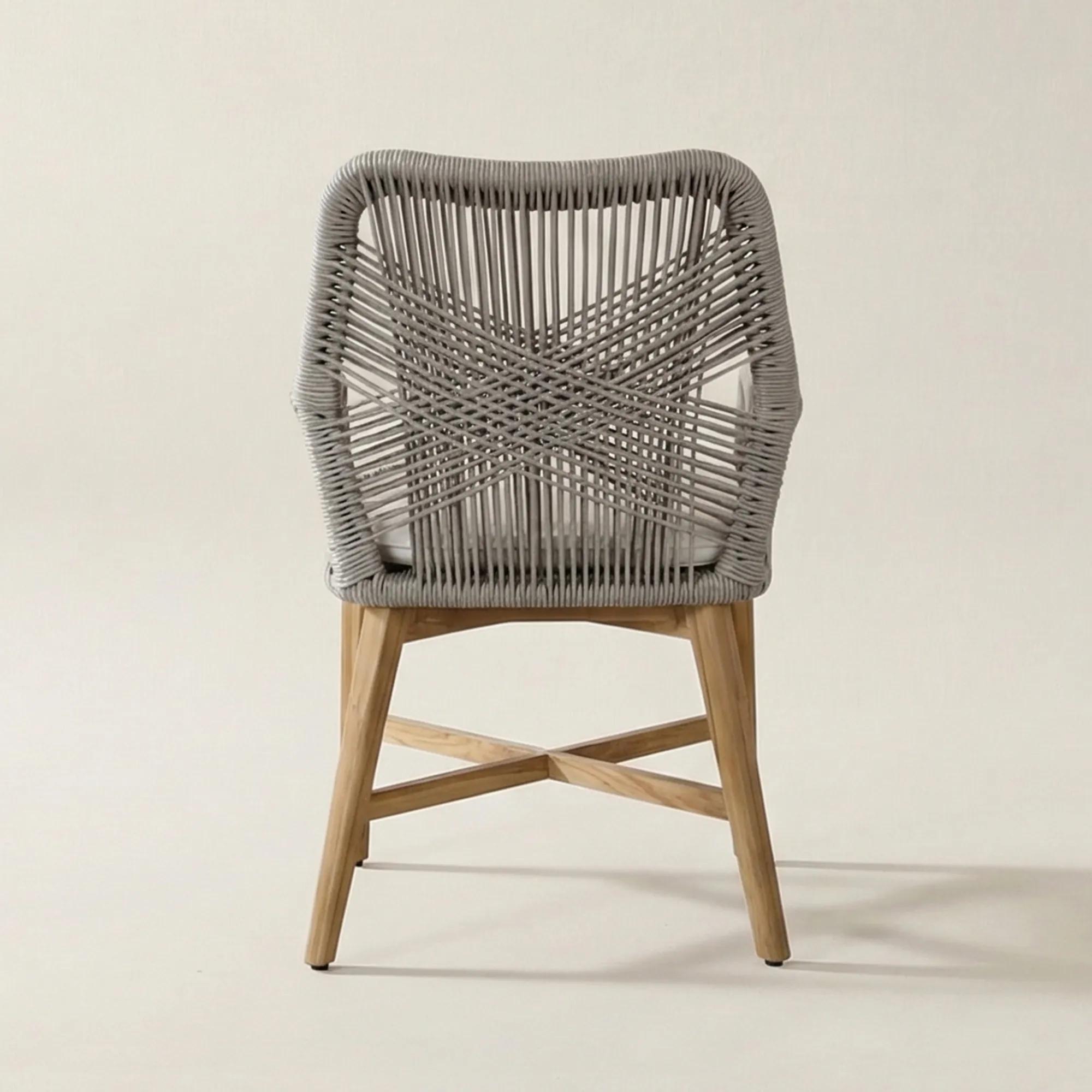 Marley Outdoor Dining Chair - Gray