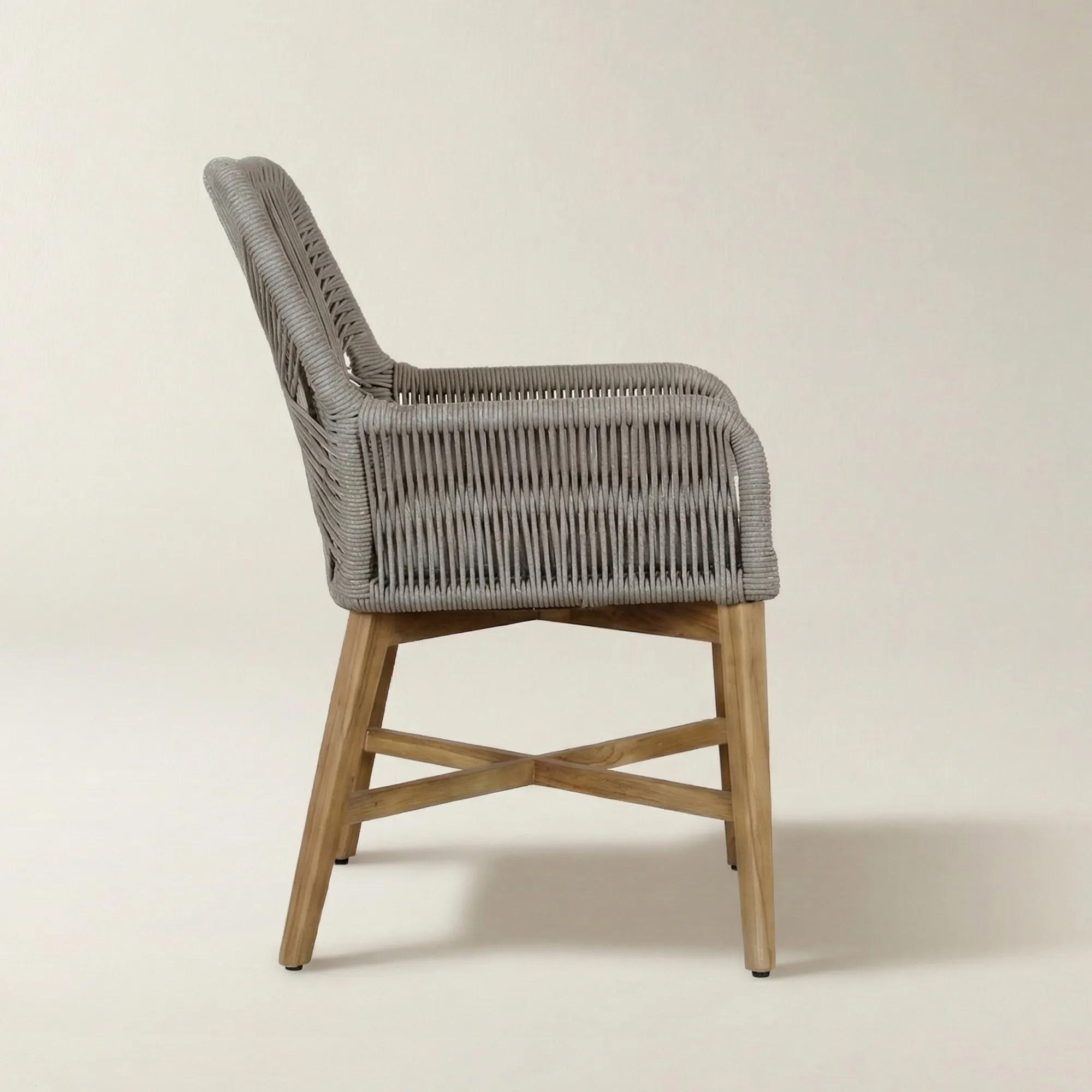Marley Outdoor Dining Chair - Gray