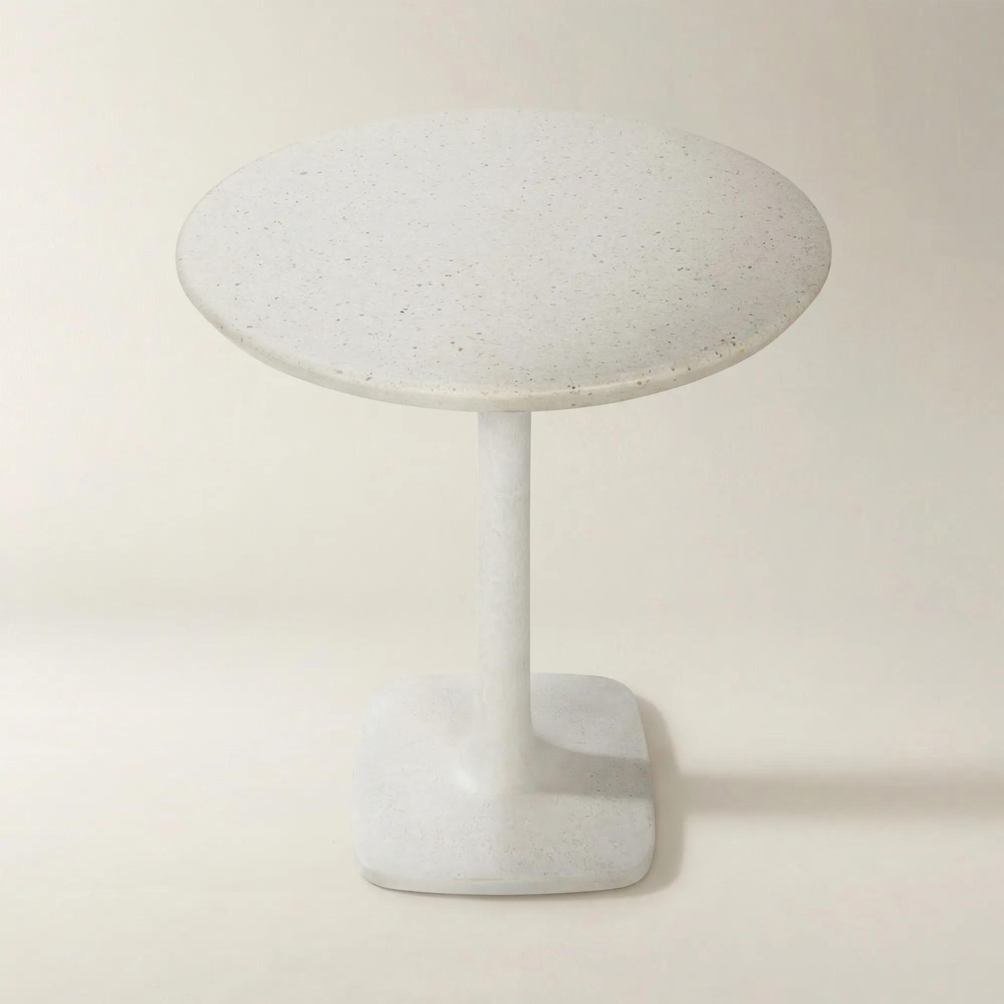 Paulina Outdoor Round Counter Table (31") - White
