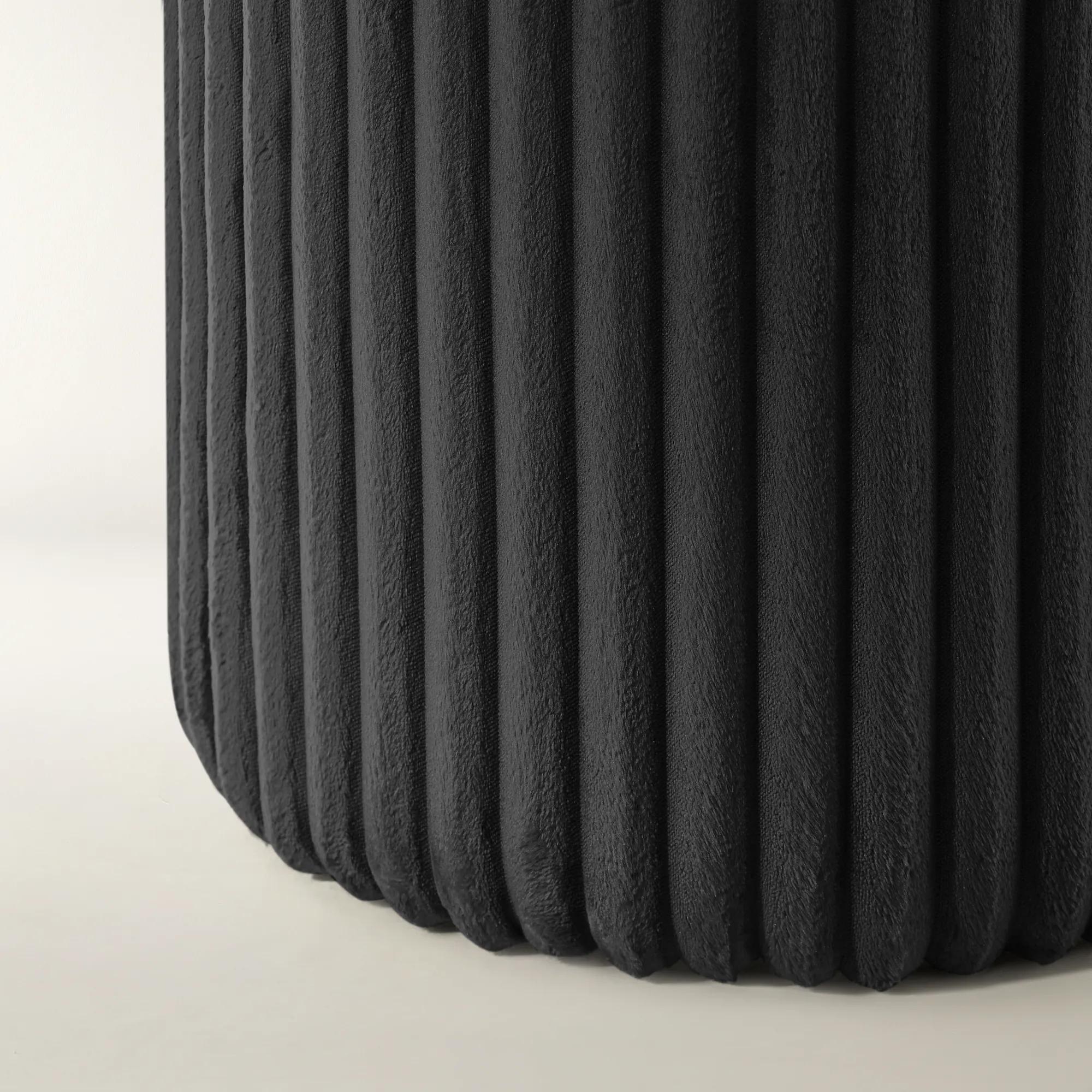 Fleece Stool - Black