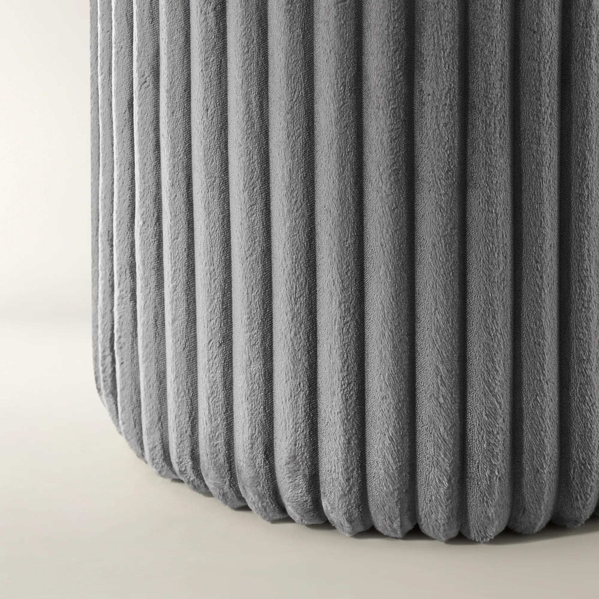 Fleece Stool - Grey