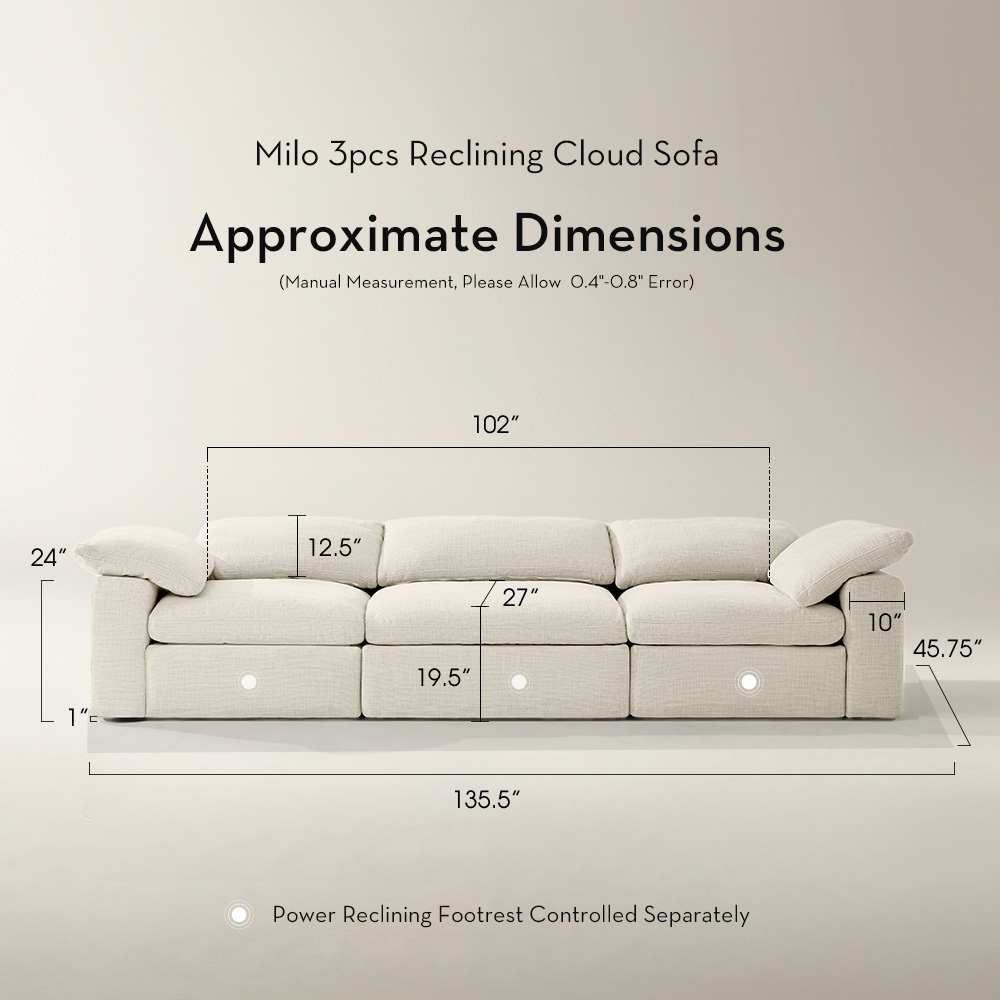 Milo Reclining Cloud Sofa