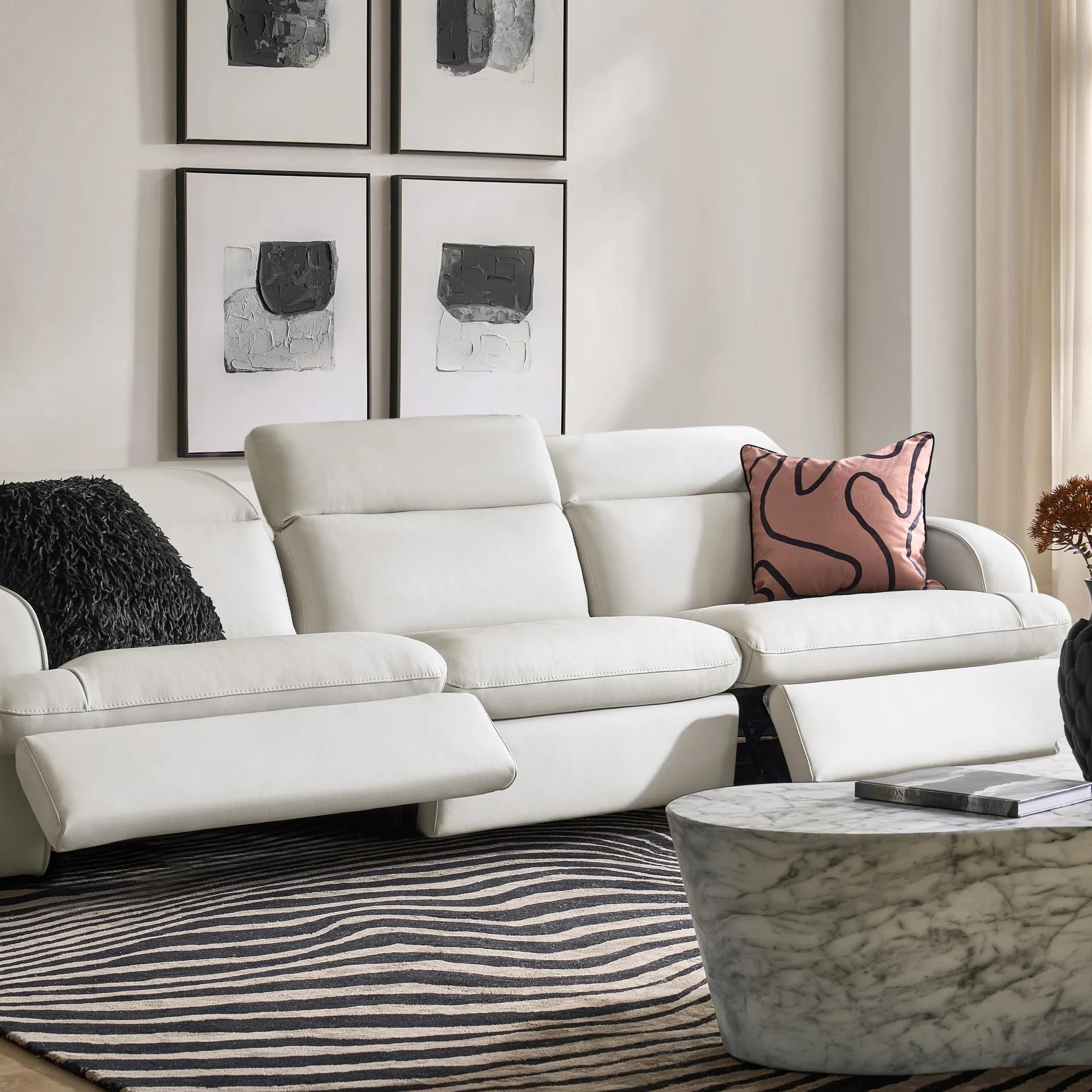 Terra Reclining Leather Sofa