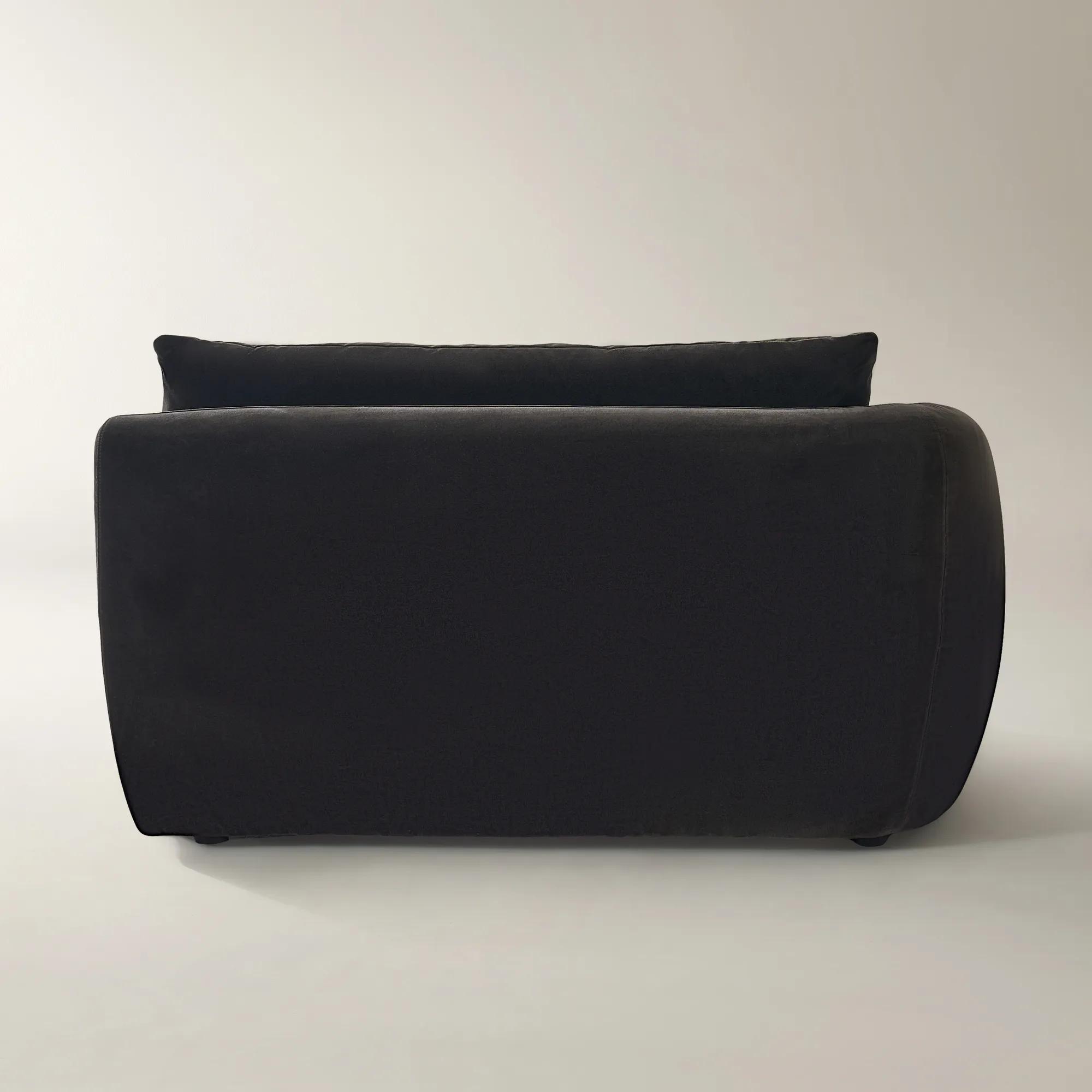 Sabrina Velvet Components (40"-58.7") - Charcoal