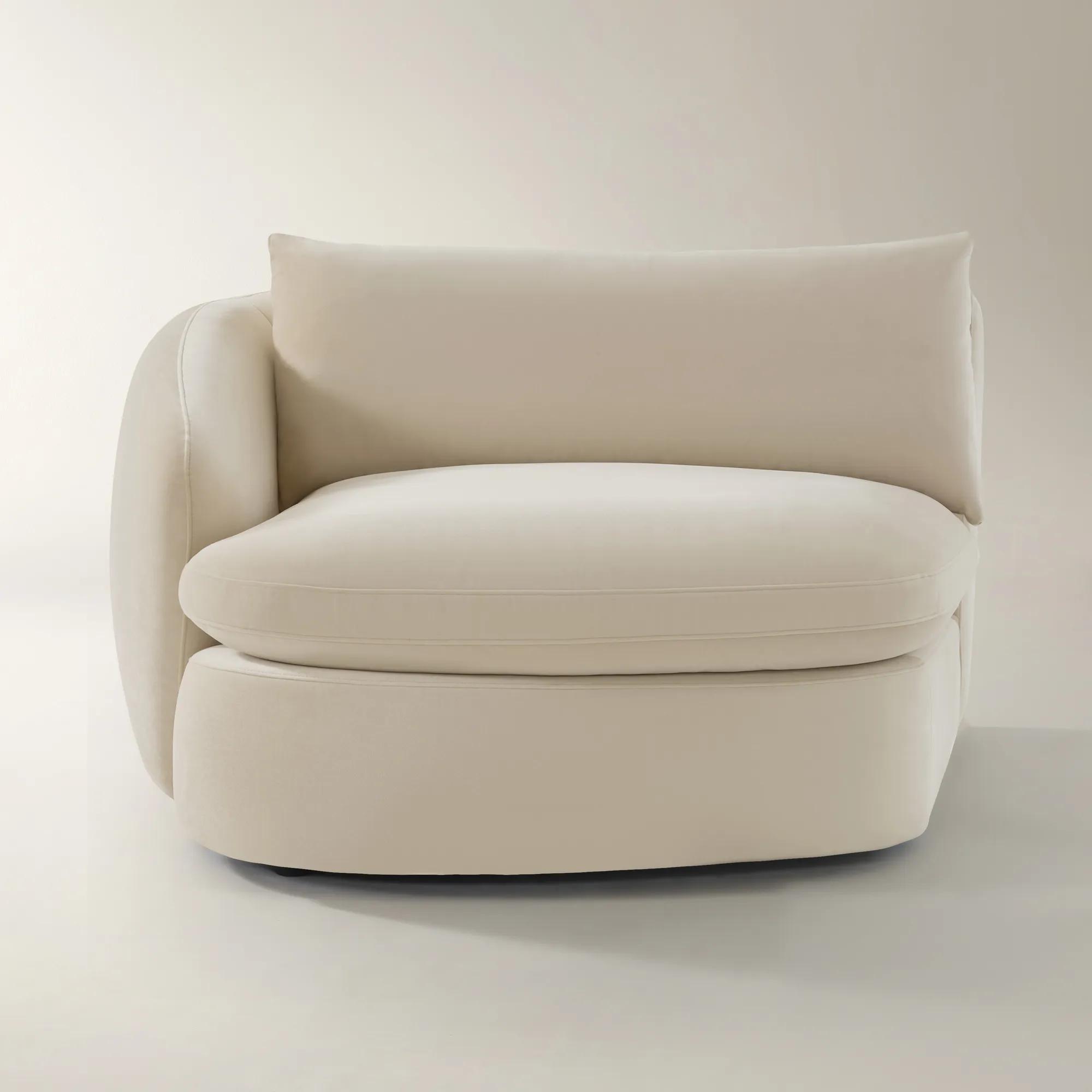 Sabrina Velvet Components (40"-58.7") - Oatmeal