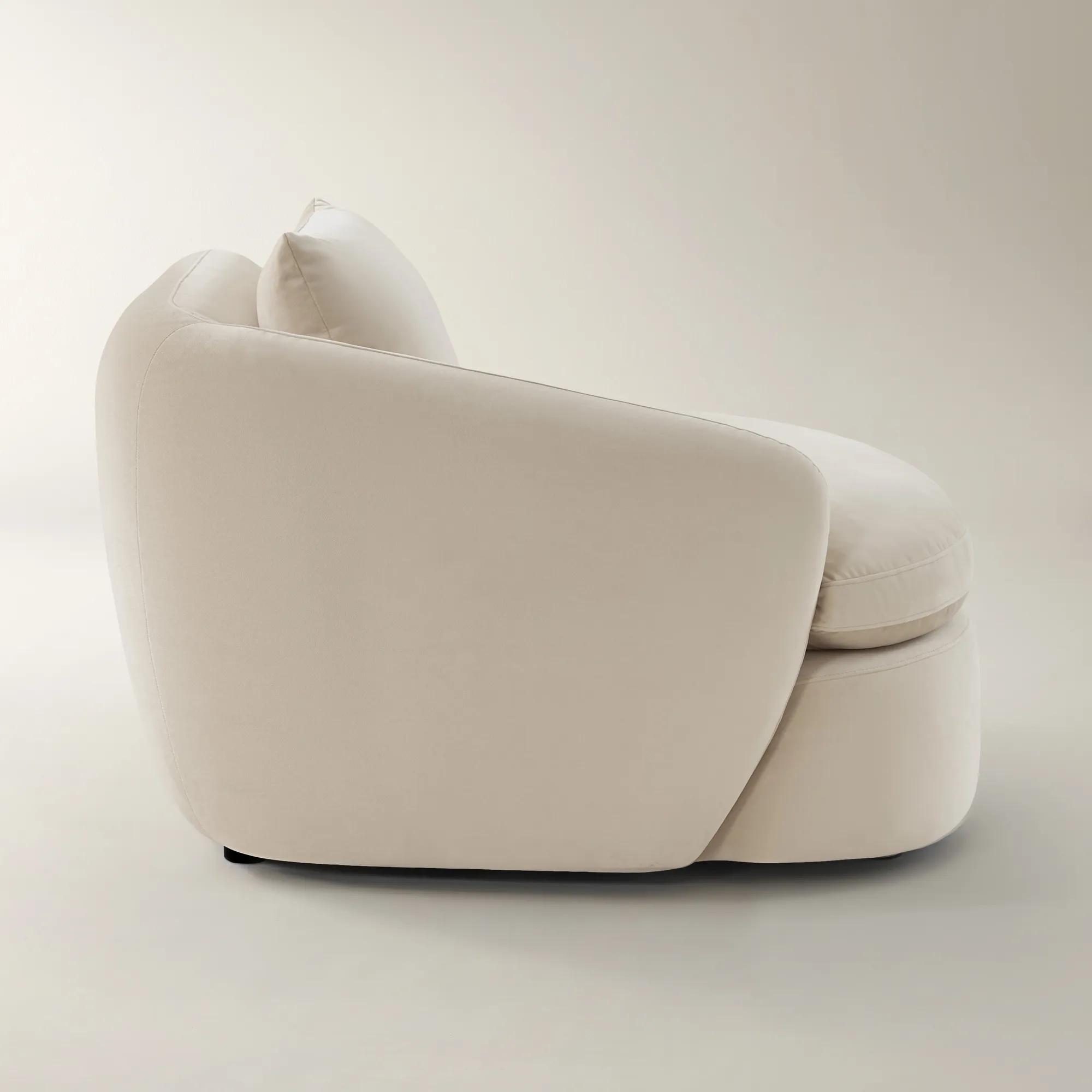 Sabrina Velvet Components (40"-58.7") - Oatmeal