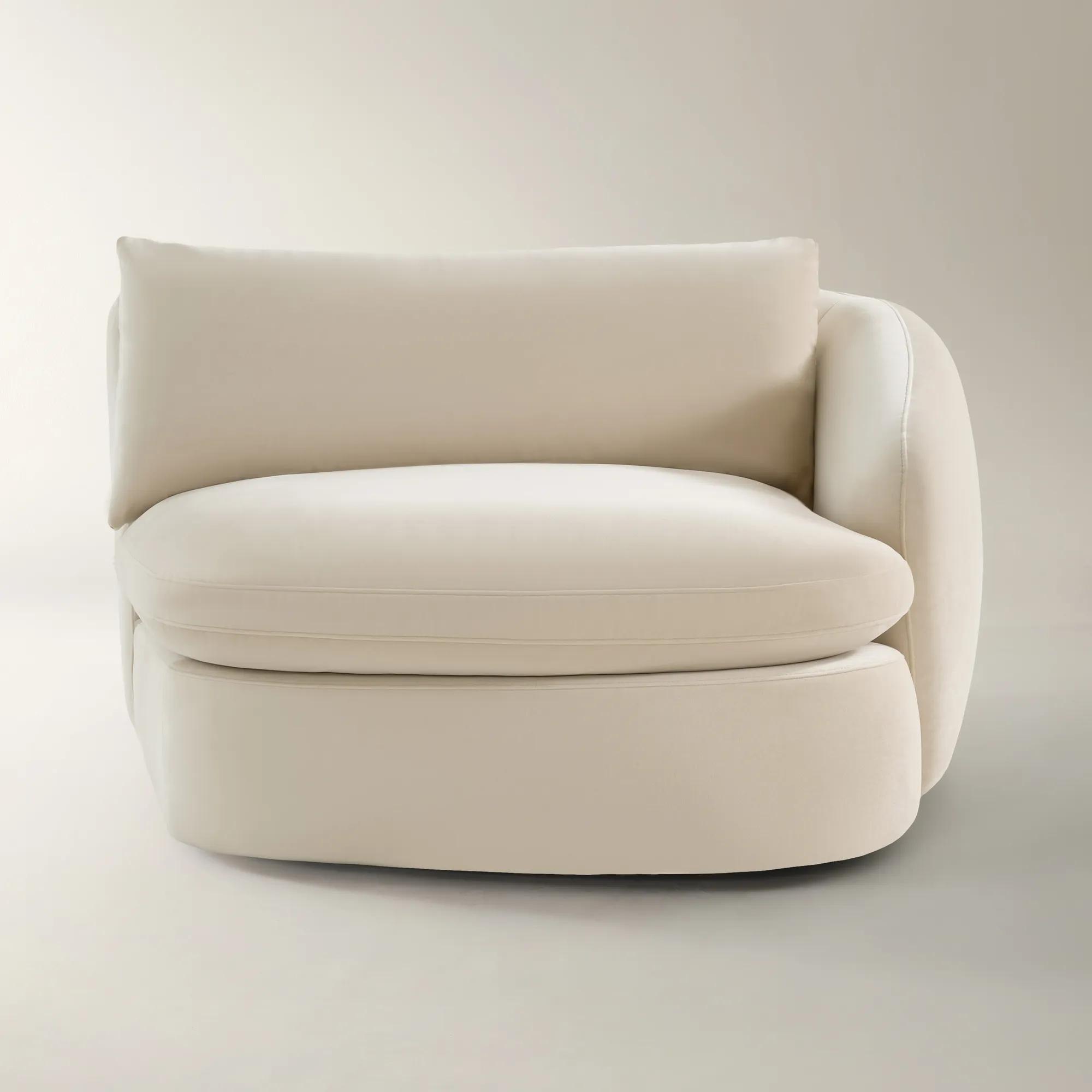 Sabrina Velvet Components (40"-58.7") - Oatmeal