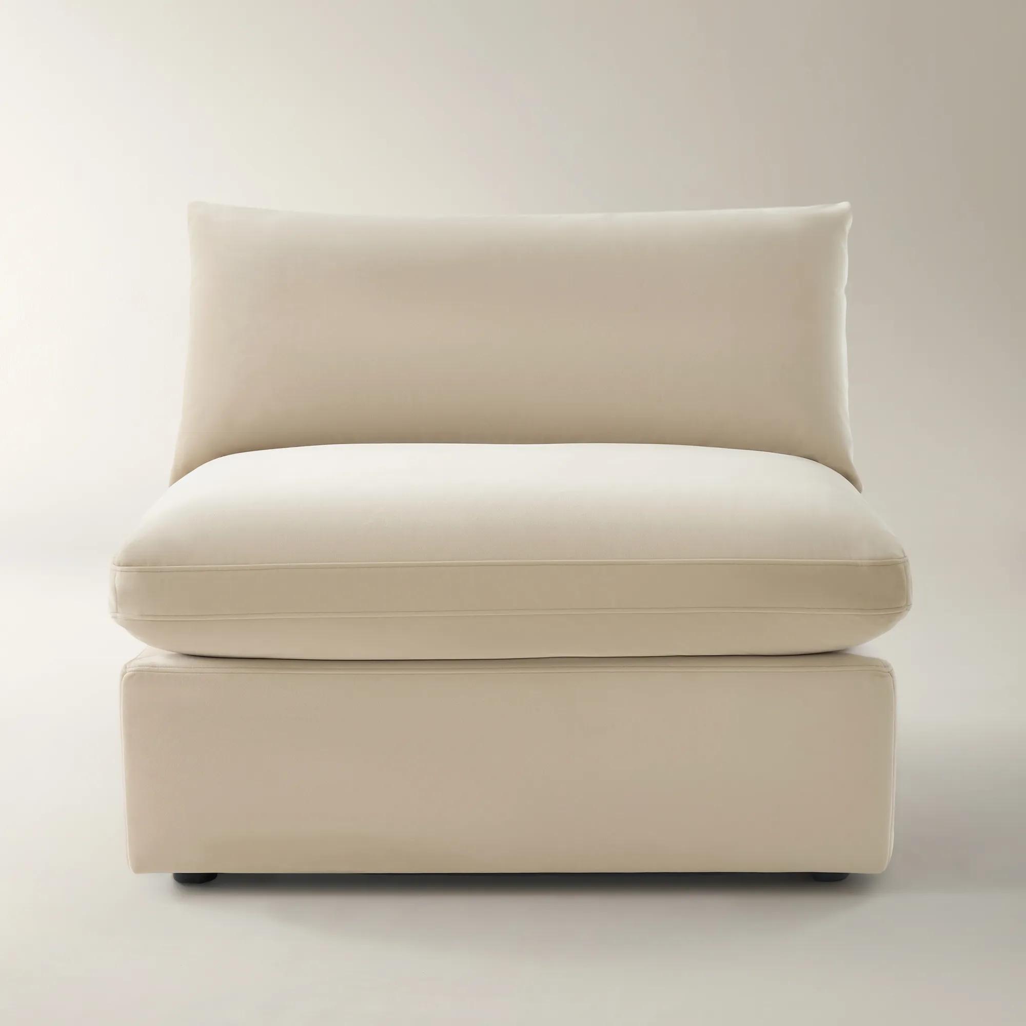 Sabrina Velvet Components (40"-58.7") - Oatmeal