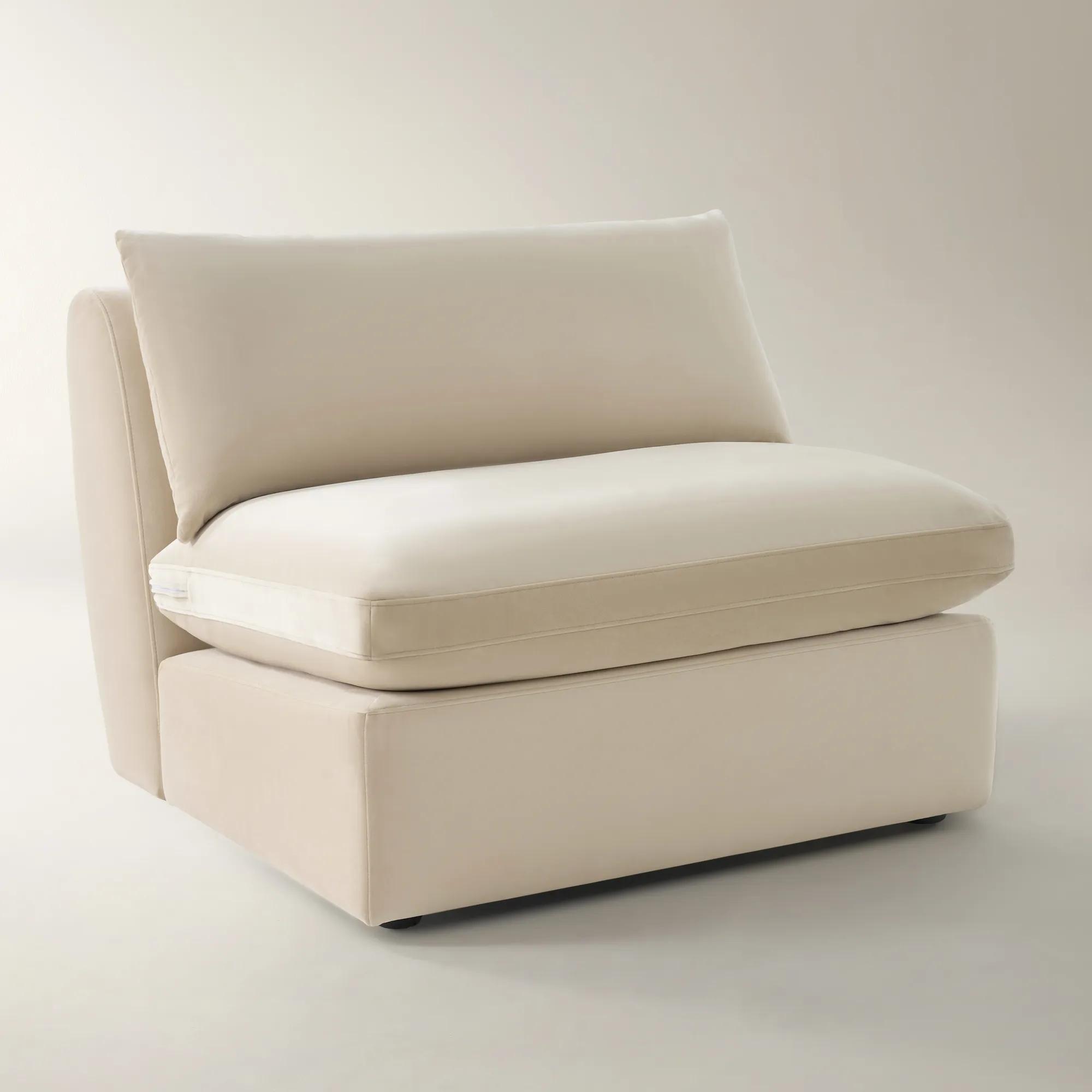 Sabrina Velvet Components (40"-58.7") - Oatmeal