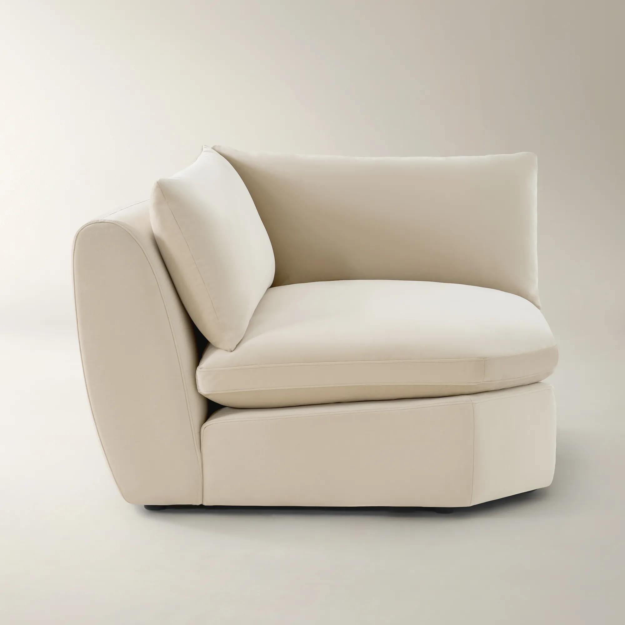 Sabrina Velvet Components (40"-58.7") - Oatmeal