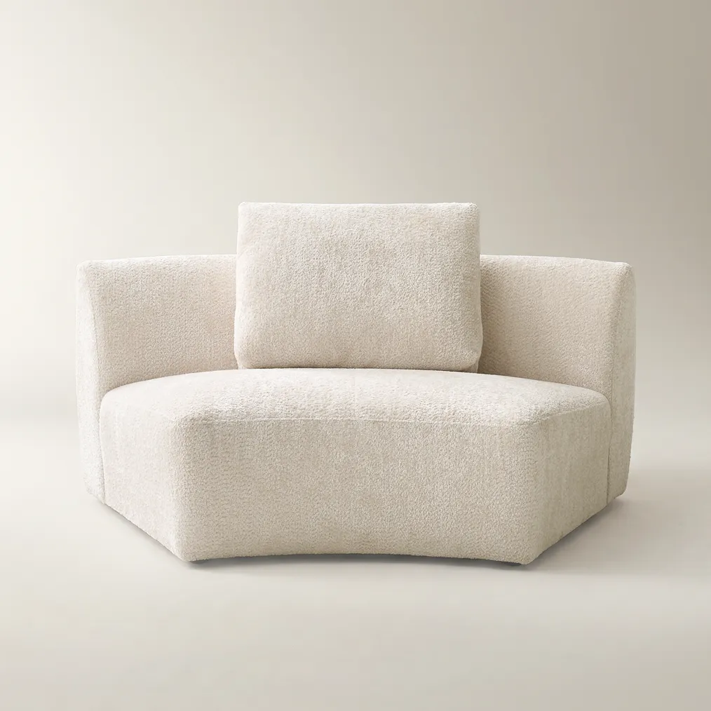 Irene Dark Chocolate Velvet Armless Chair