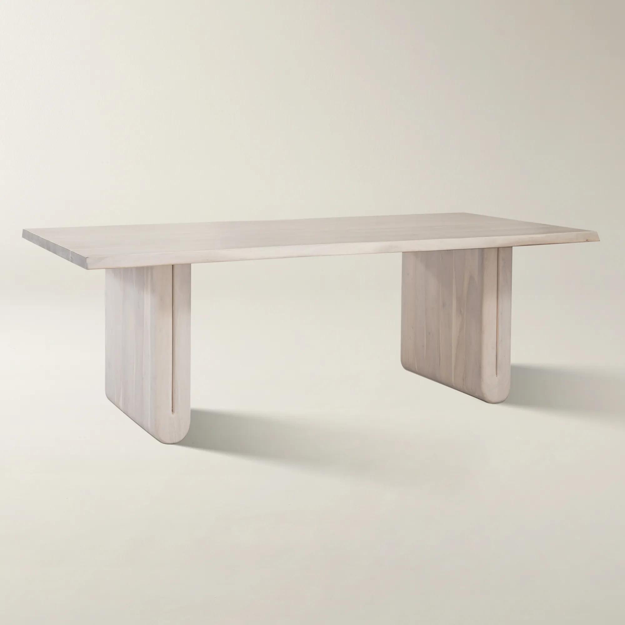 Nadia Dining Table - Whitewash