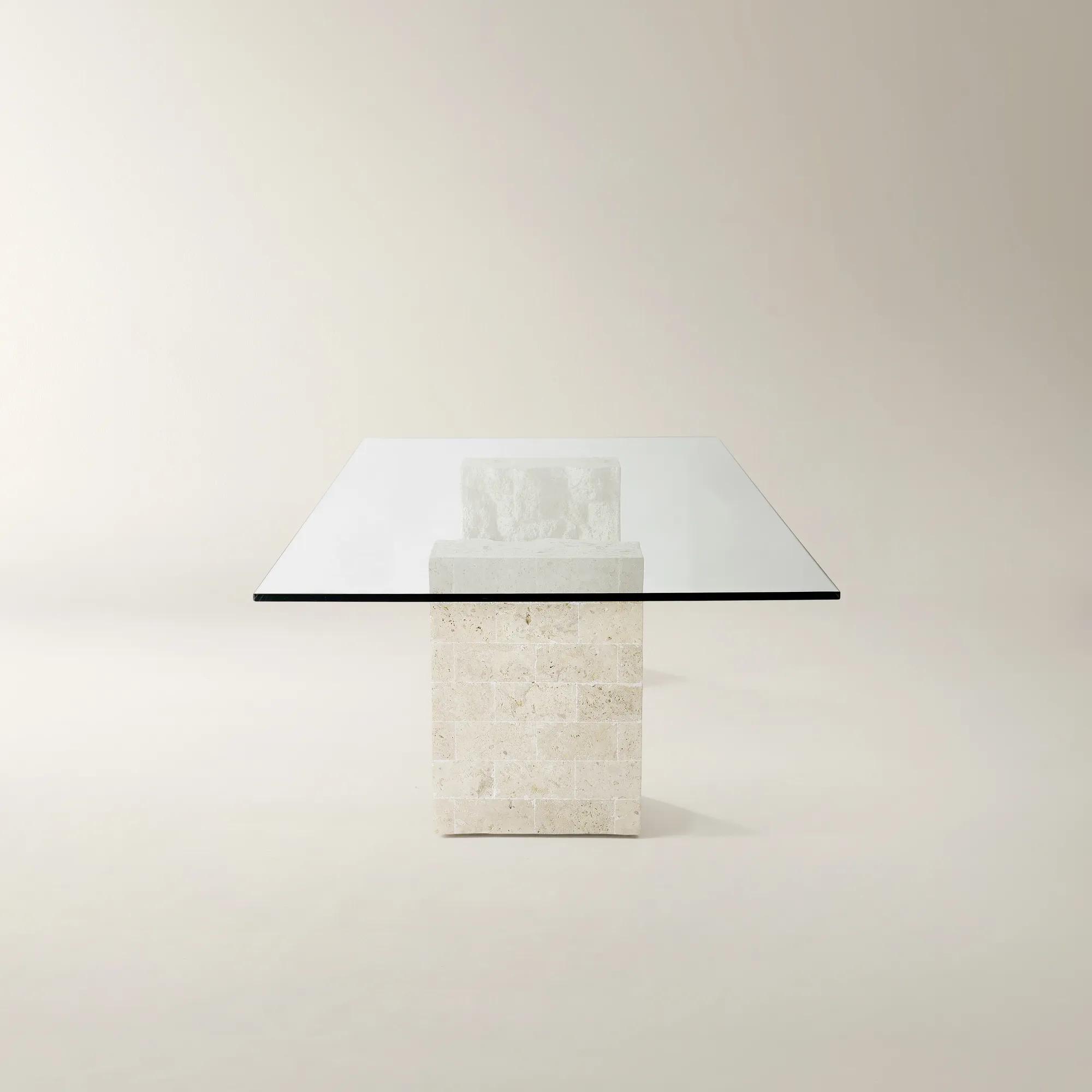Cairo Mactan Stone Dining Table (86.6"-96")