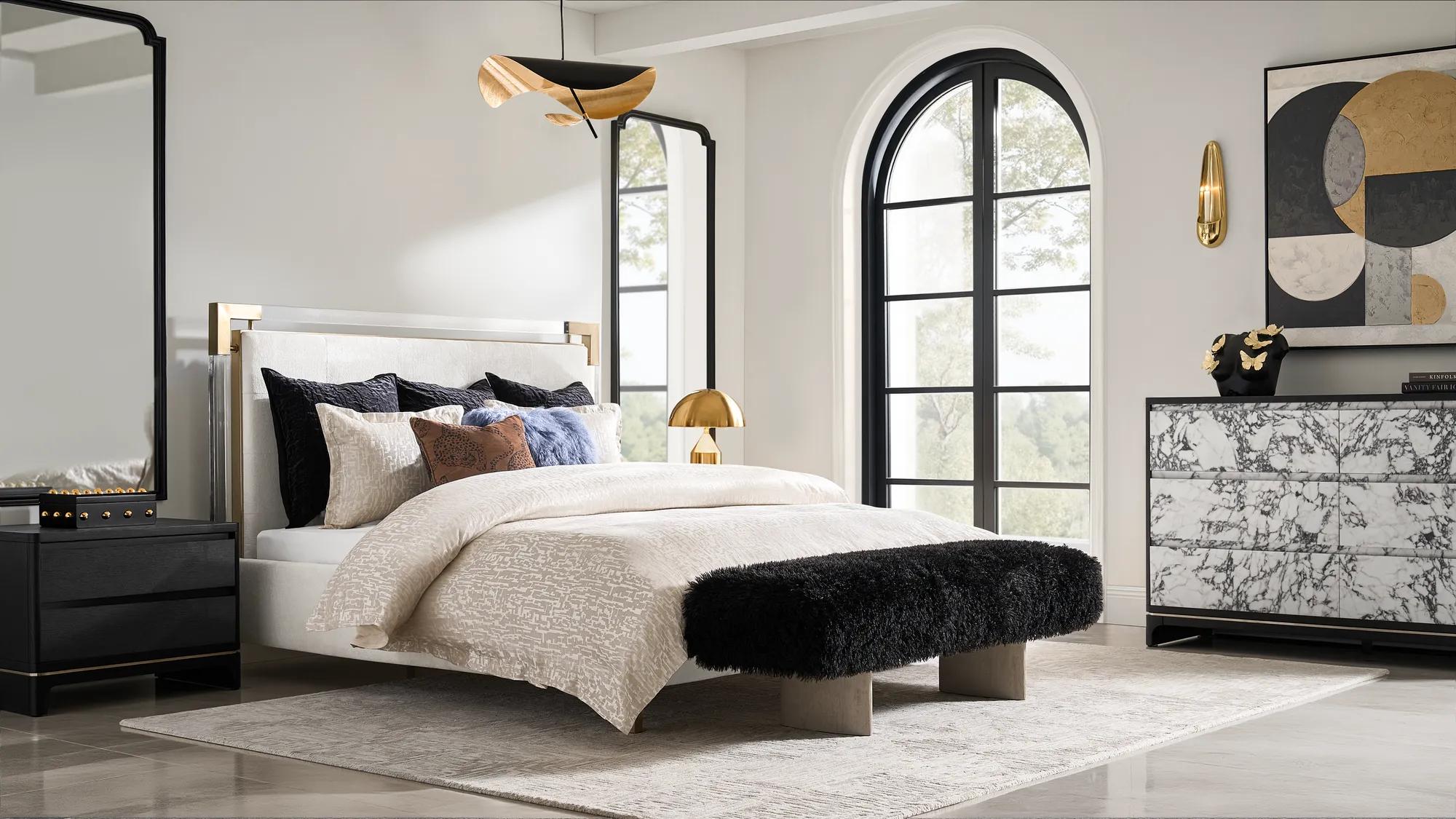 Mongolian Pillow 22" - Dusty Blue