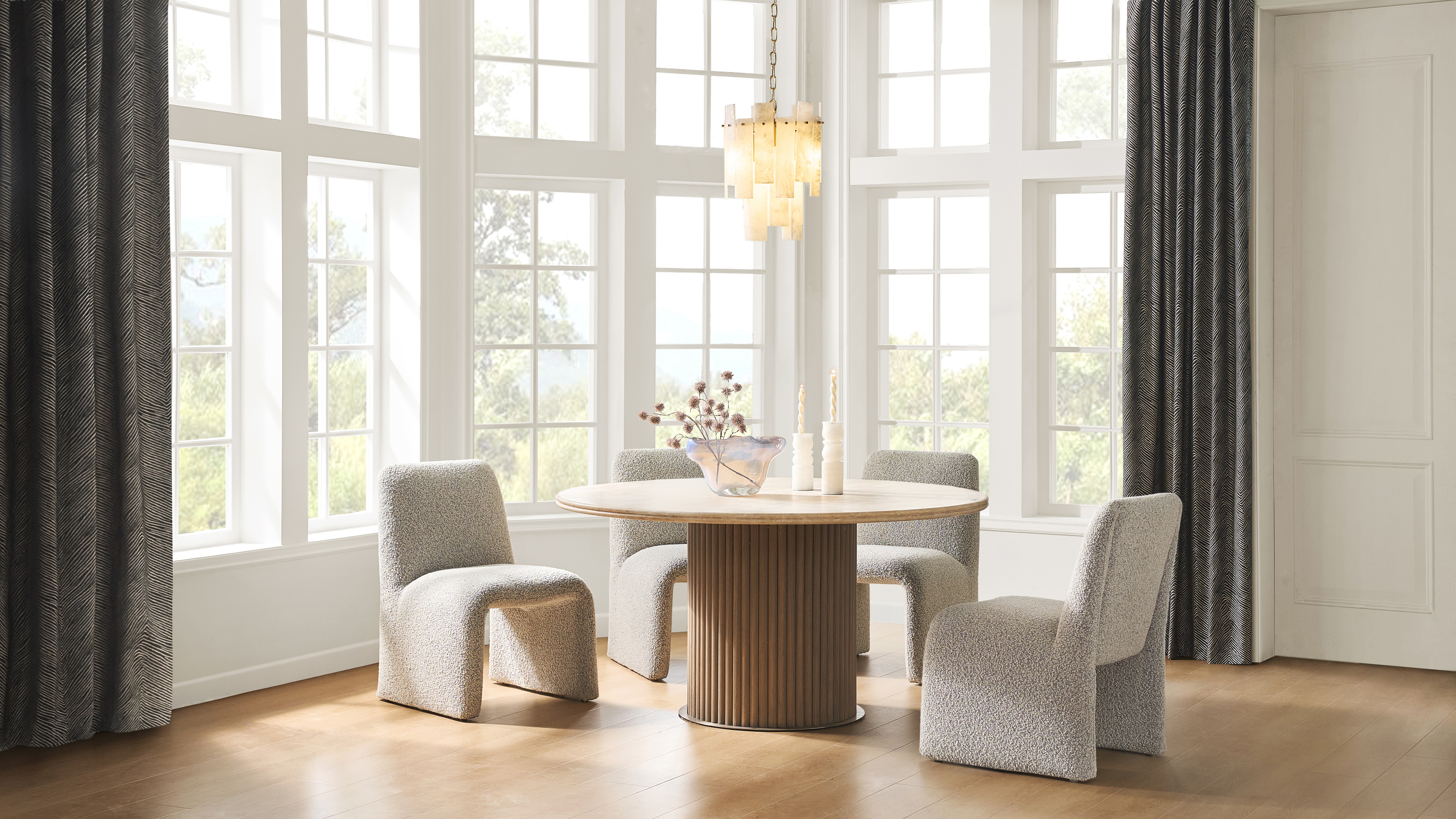 Willa Alabaster Chandelier
