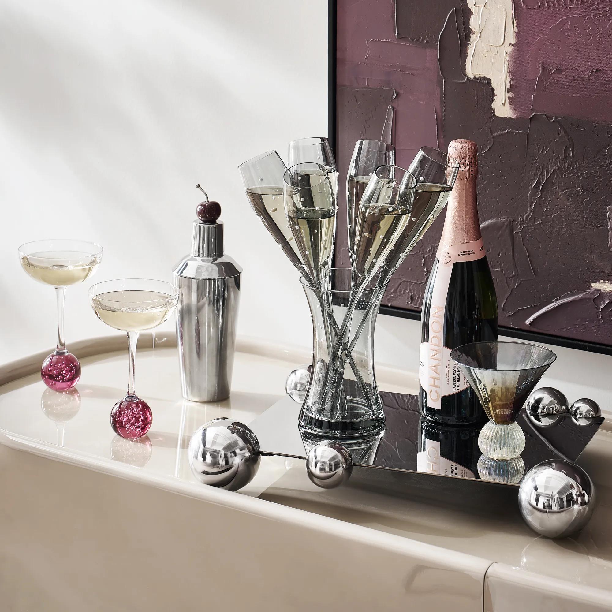 Dottie Martini Glasses - Set of 4