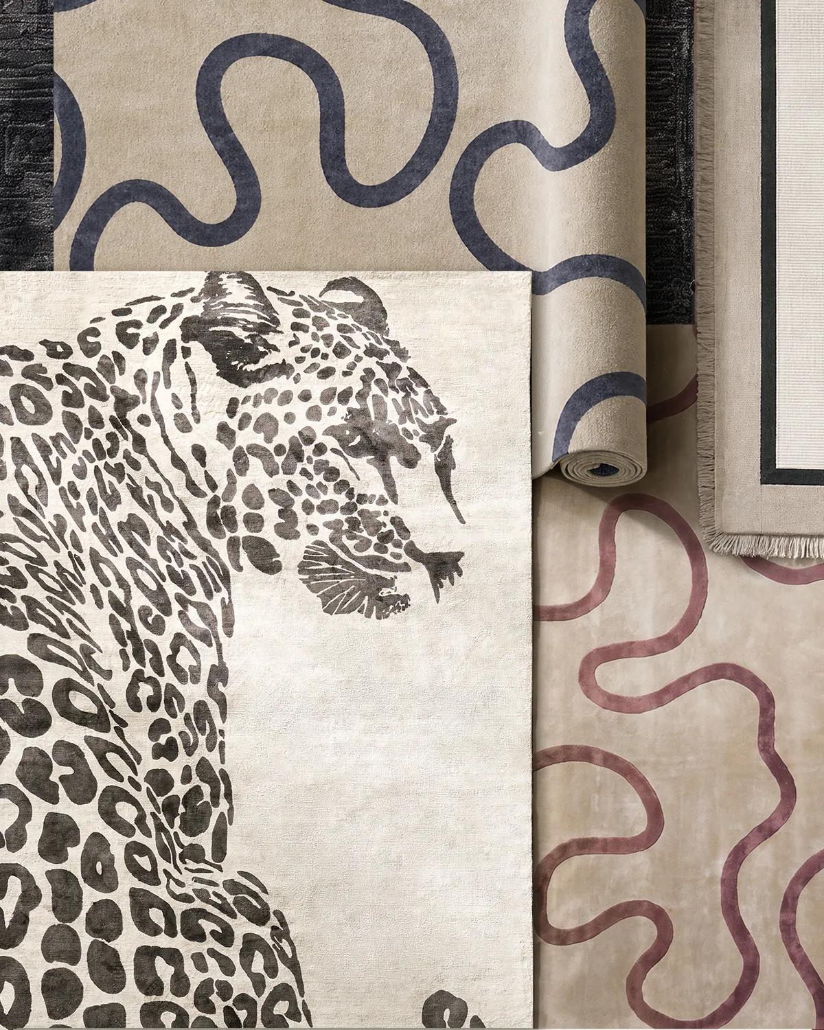 Pardus Rug - Ivory/Black