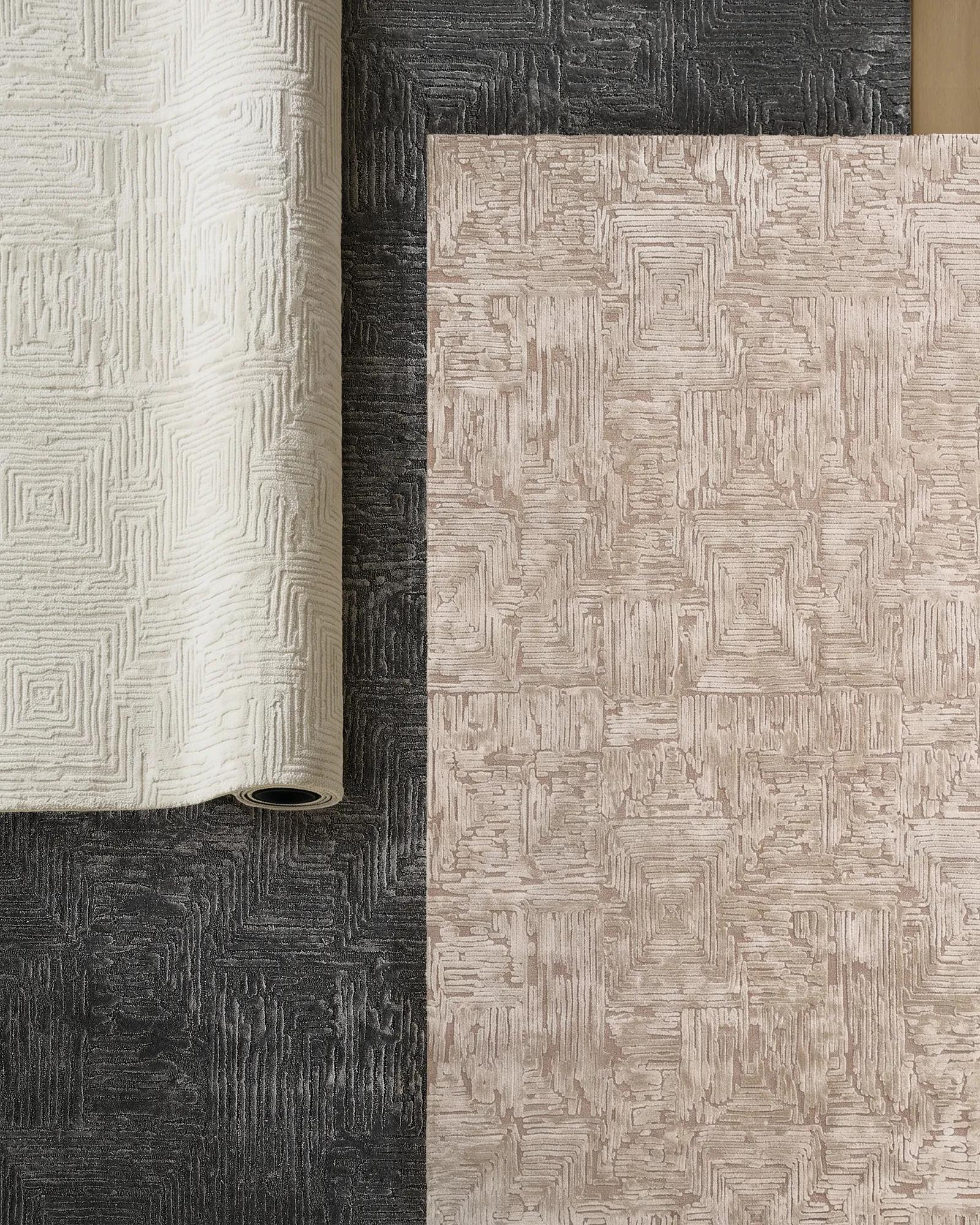 Andra Dimensional Rug - Charcoal