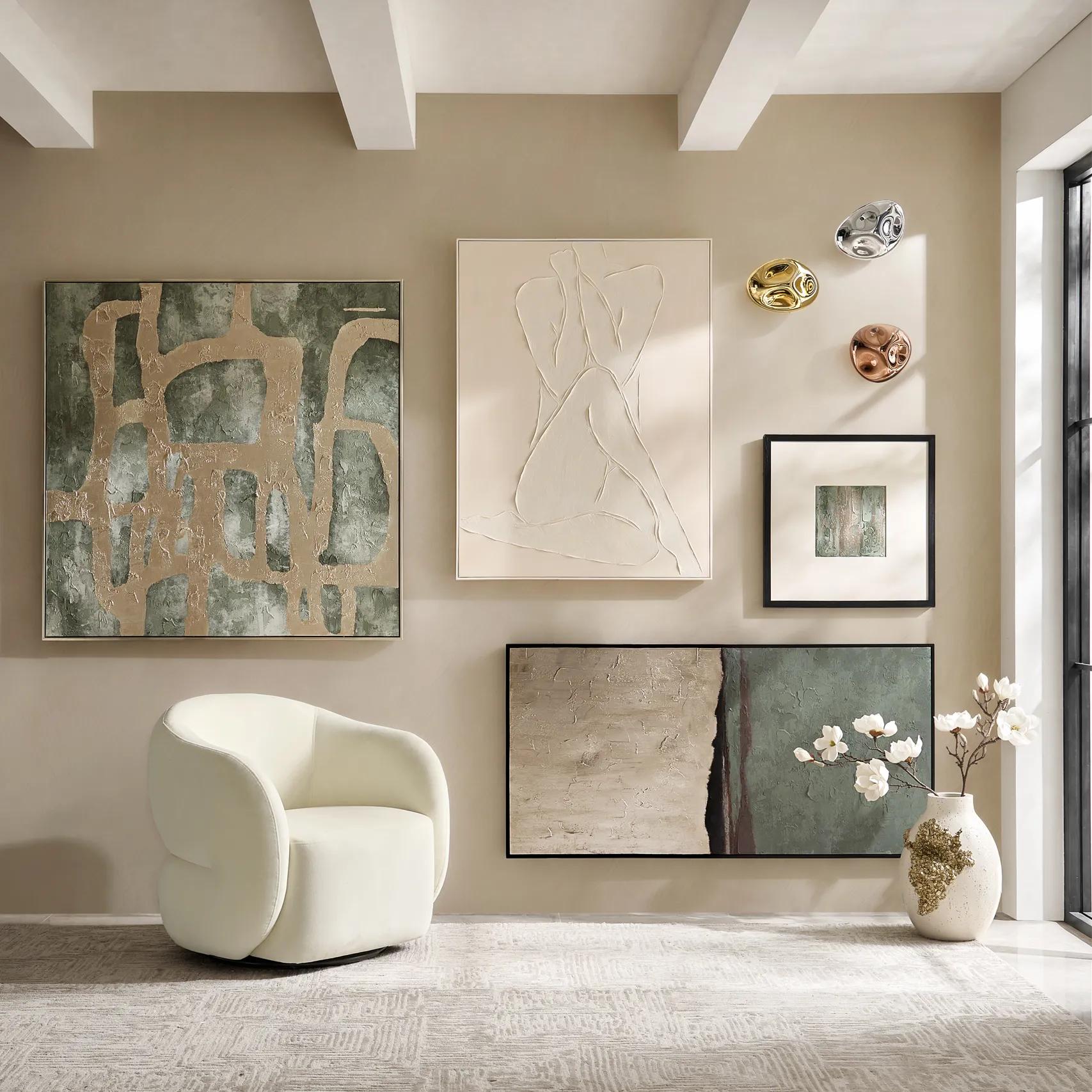 Sierra Cloud Velvet Swivel Accent Chair