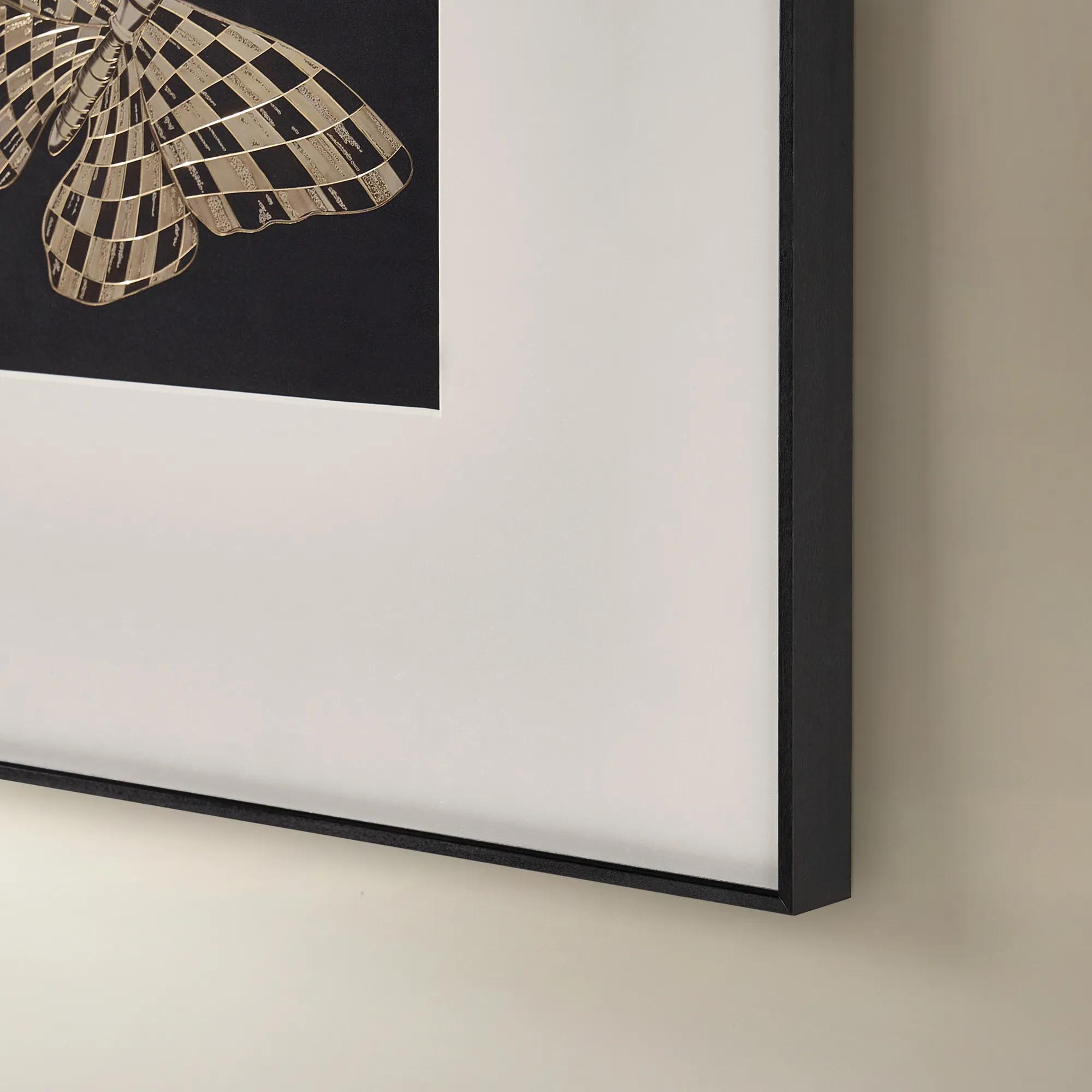 Checkered Wings Wall Art