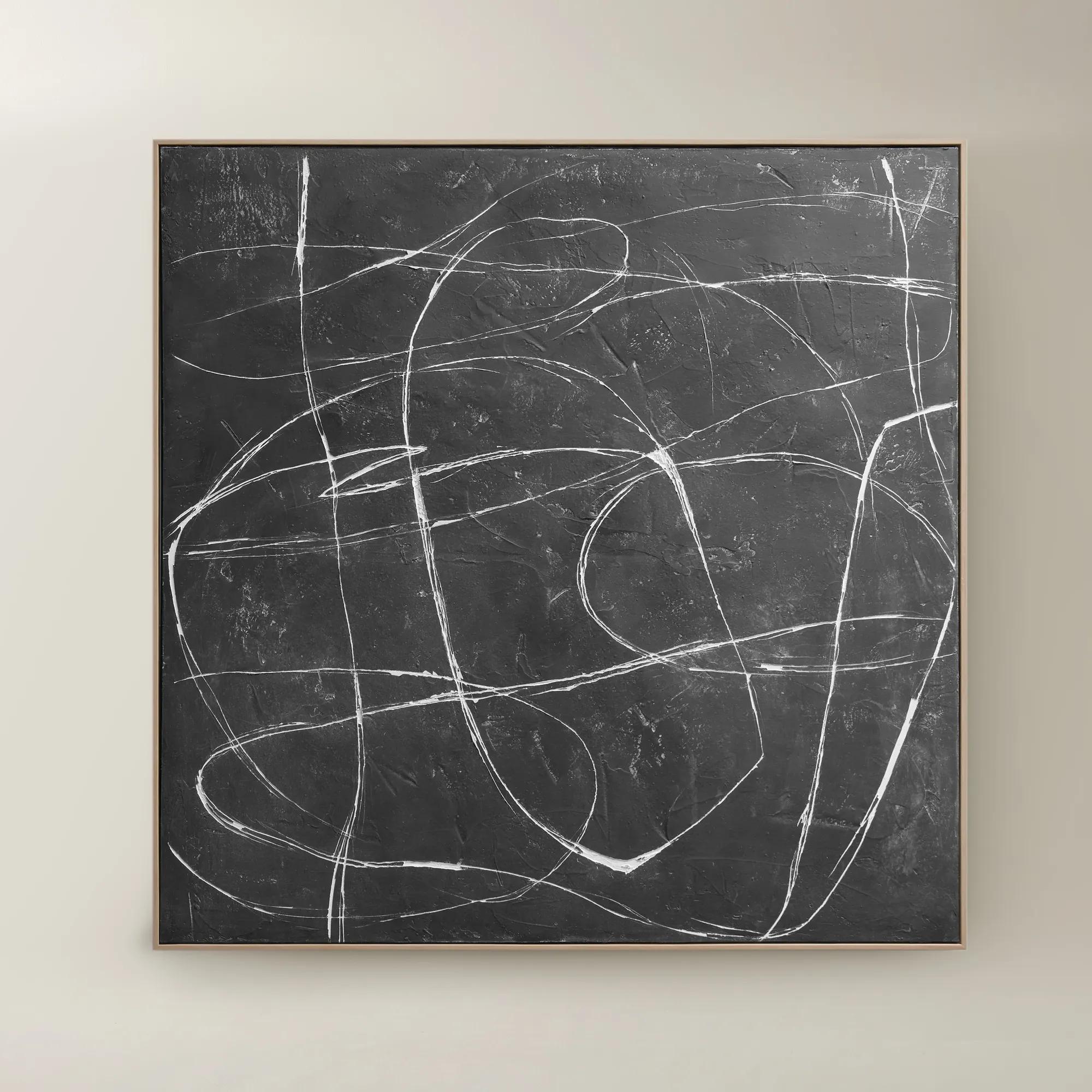 Almost Midnight Painting - Black