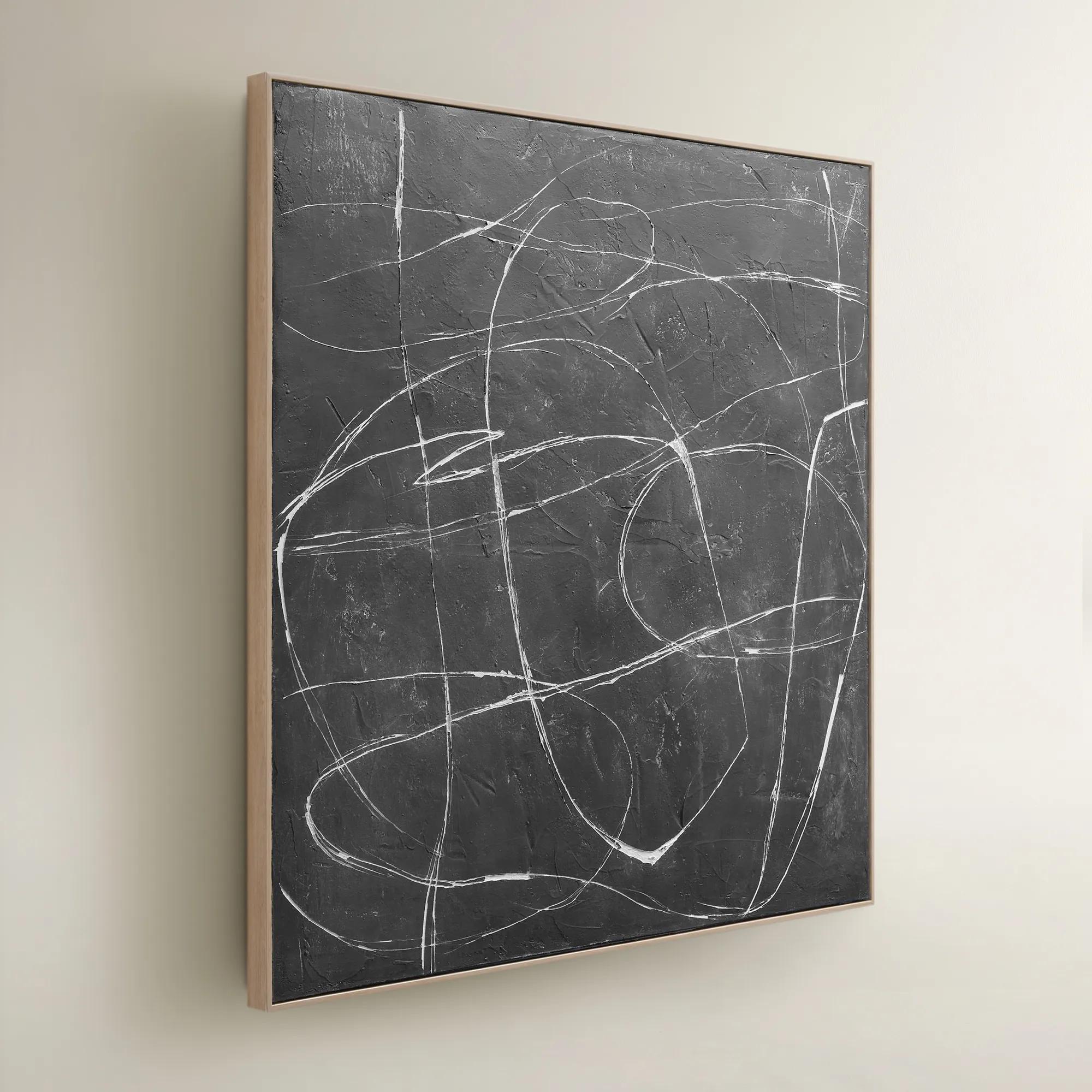 Almost Midnight Painting - Black