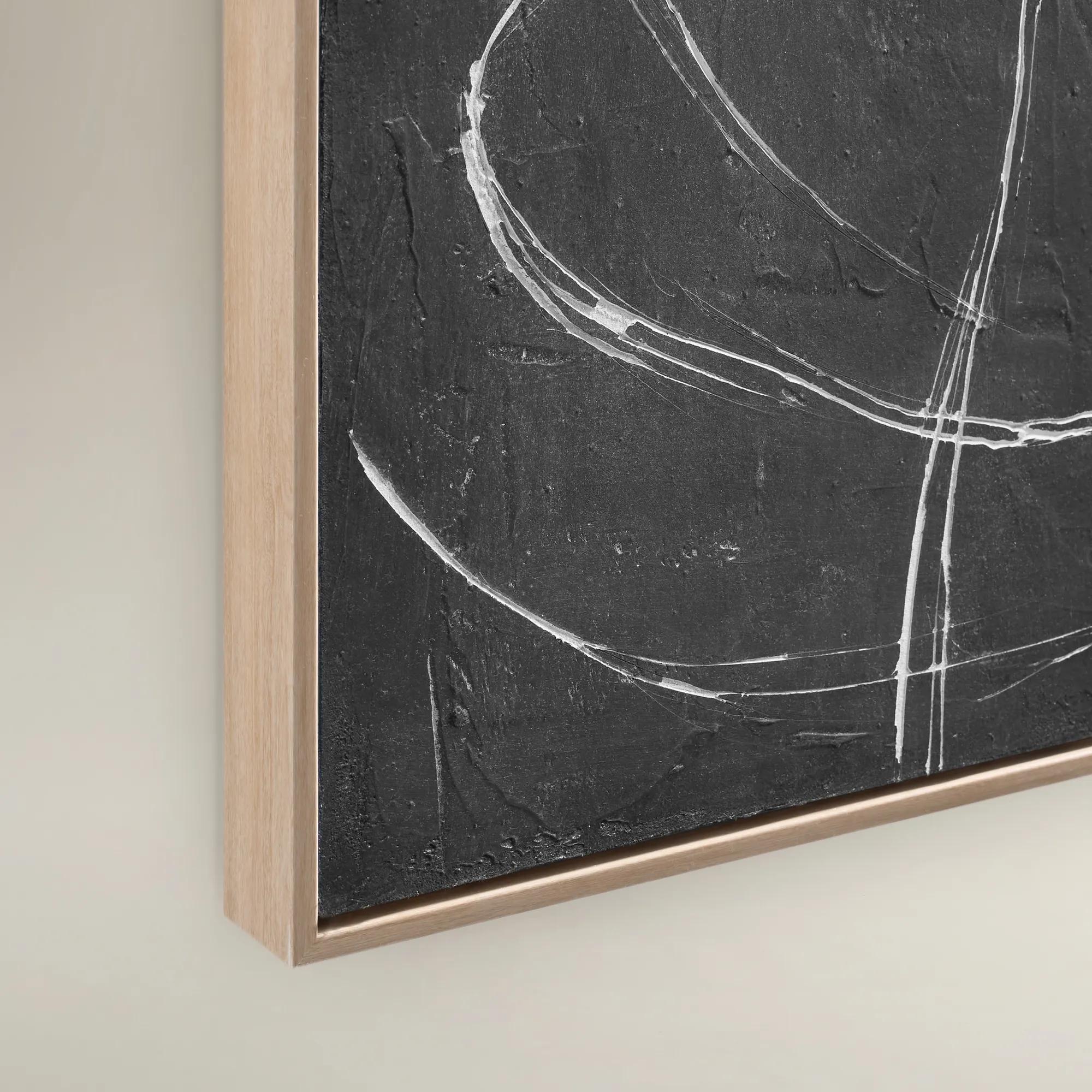 Almost Midnight Painting - Black