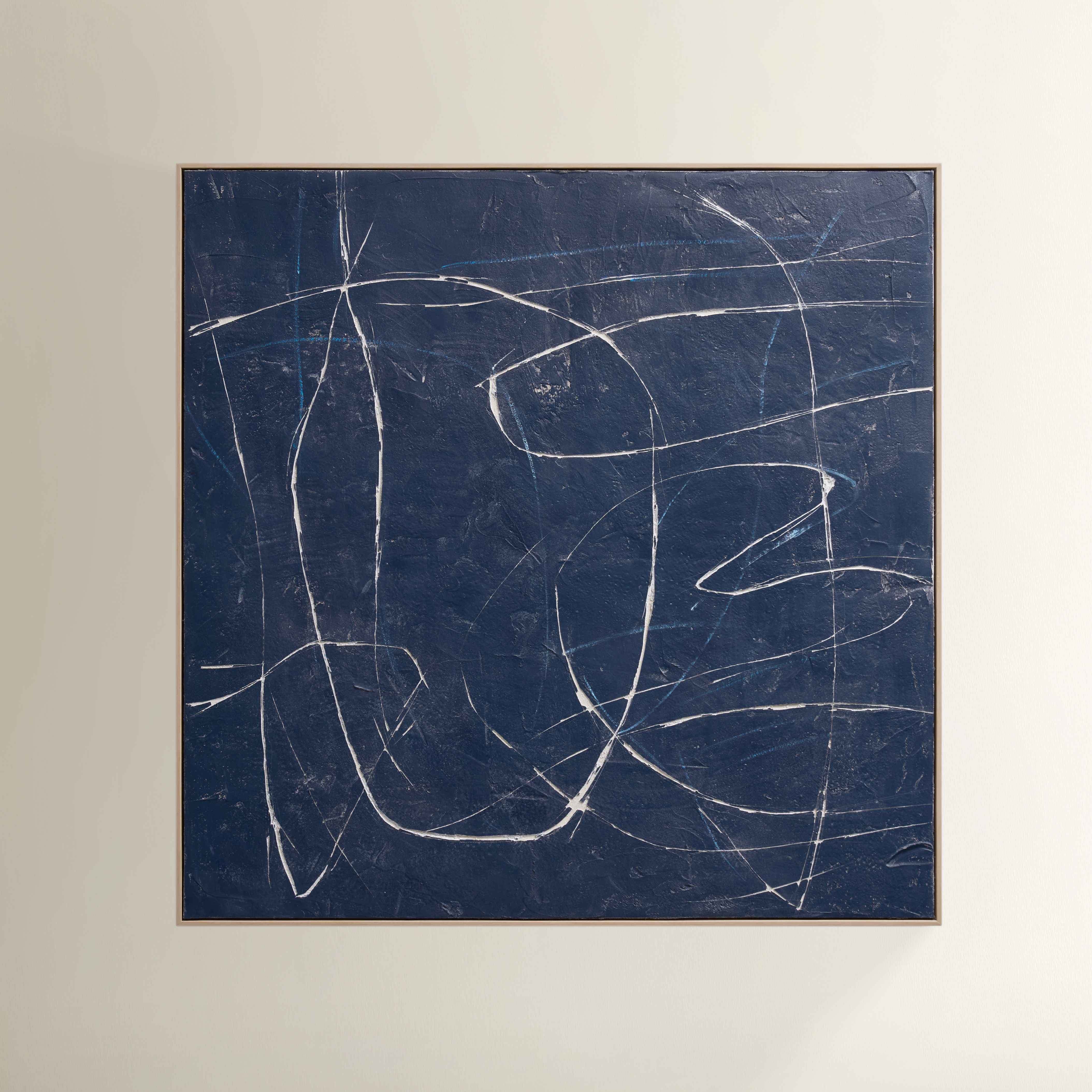 Almost Midnight Painting - Blue