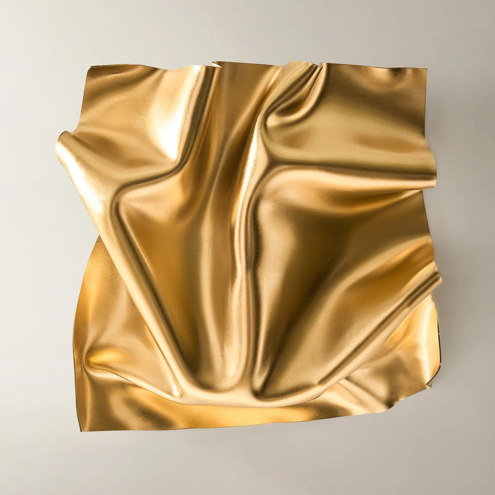 Surface Sculpted Leaf Acrylic Wall Decor 23.6"x23.6"