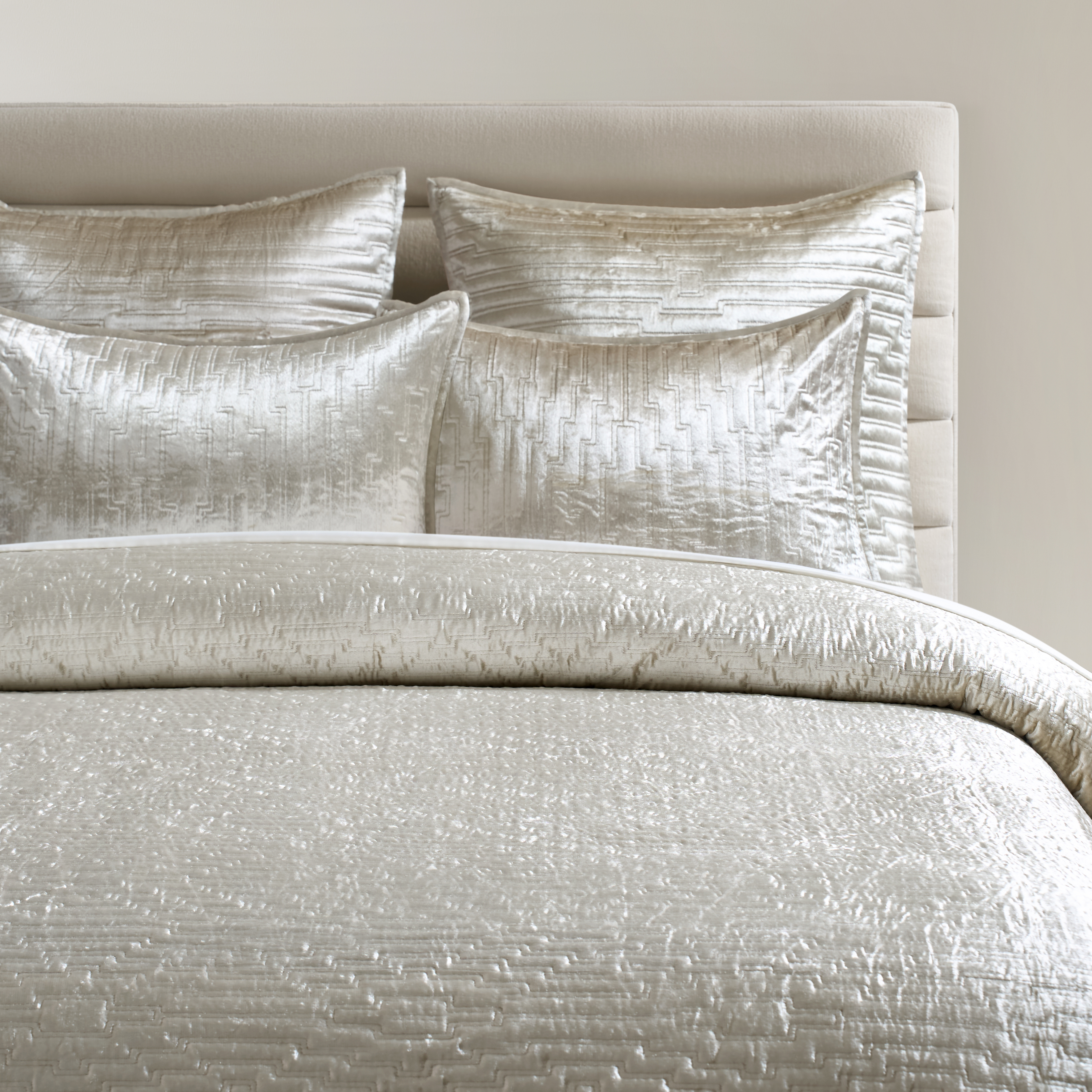 Glam Velvet Bedding - Grey