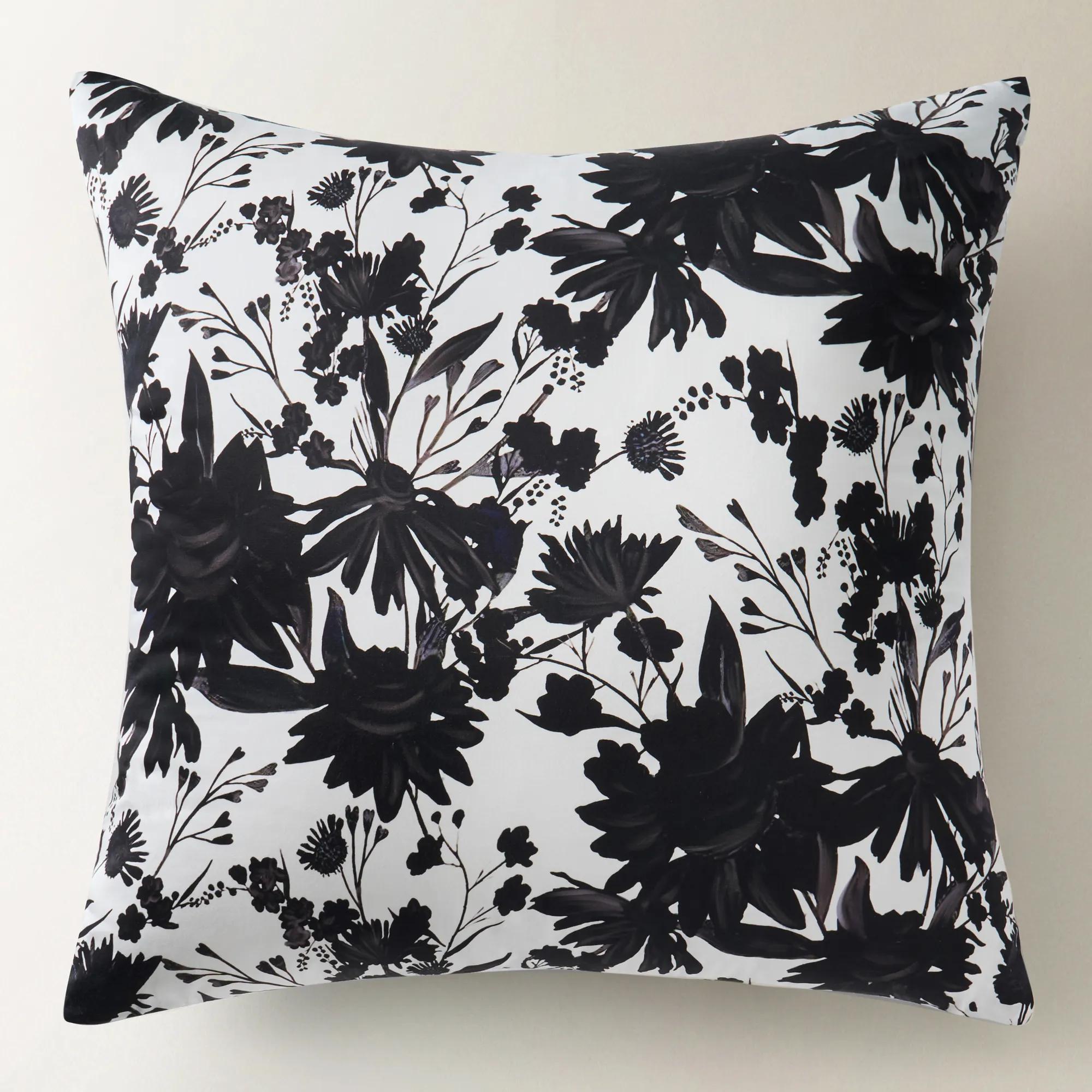 Flora Bedding Set - Black/White