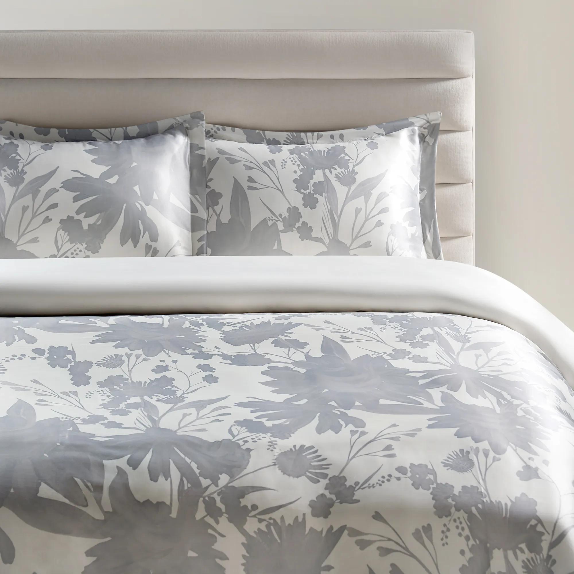 Camille Bedding Set - Grey Blue/Cream