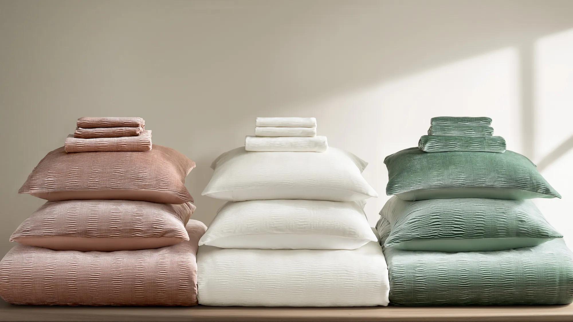 Vera Velvet Bedding Set - Cloud