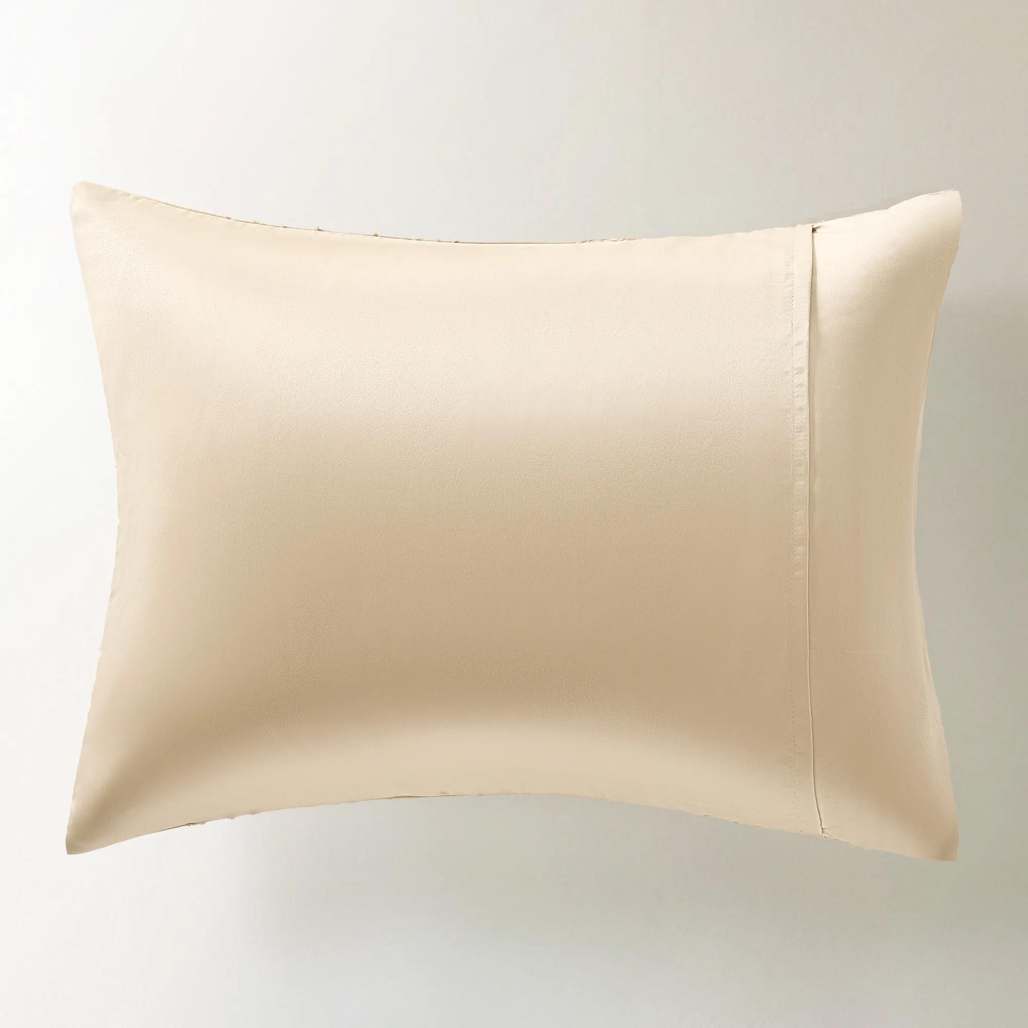 Noa Embroidered Bedding Set - Champagne Beige