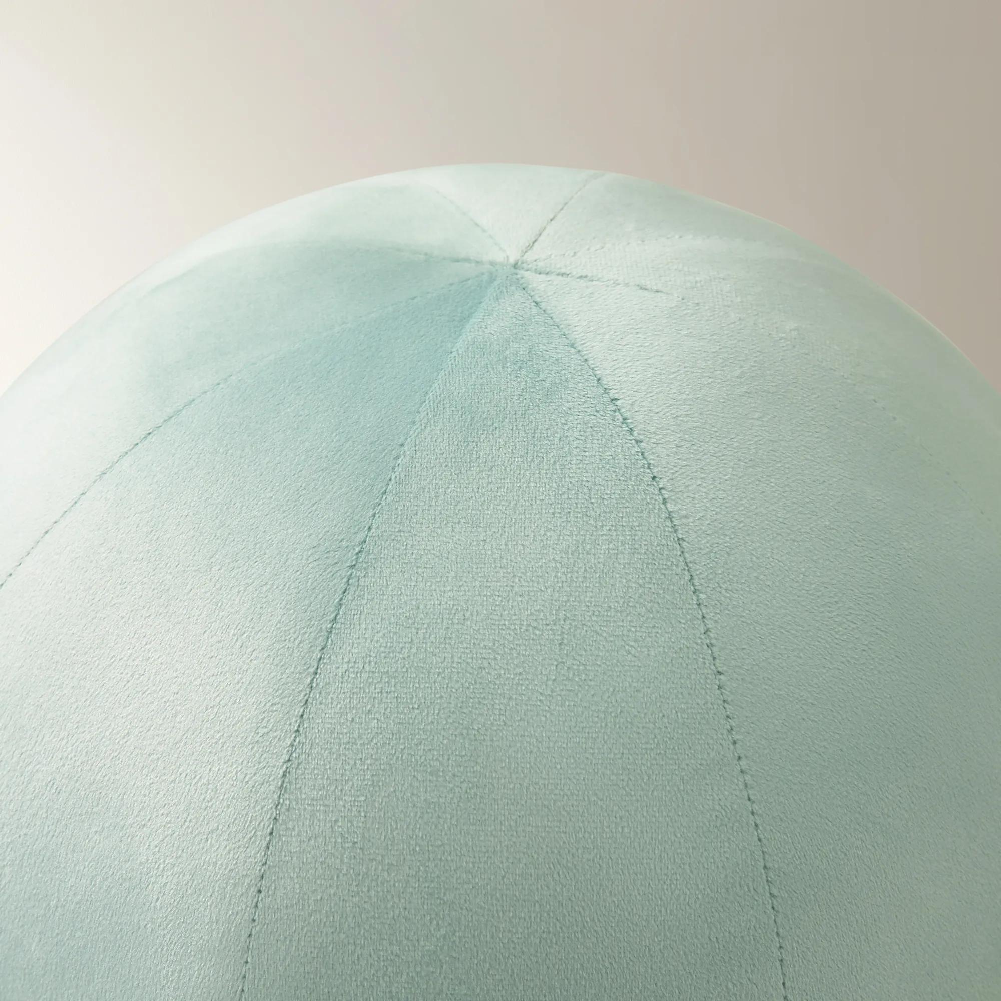 Veda Velvet Ball Pillow 12" - Eggshell Blue