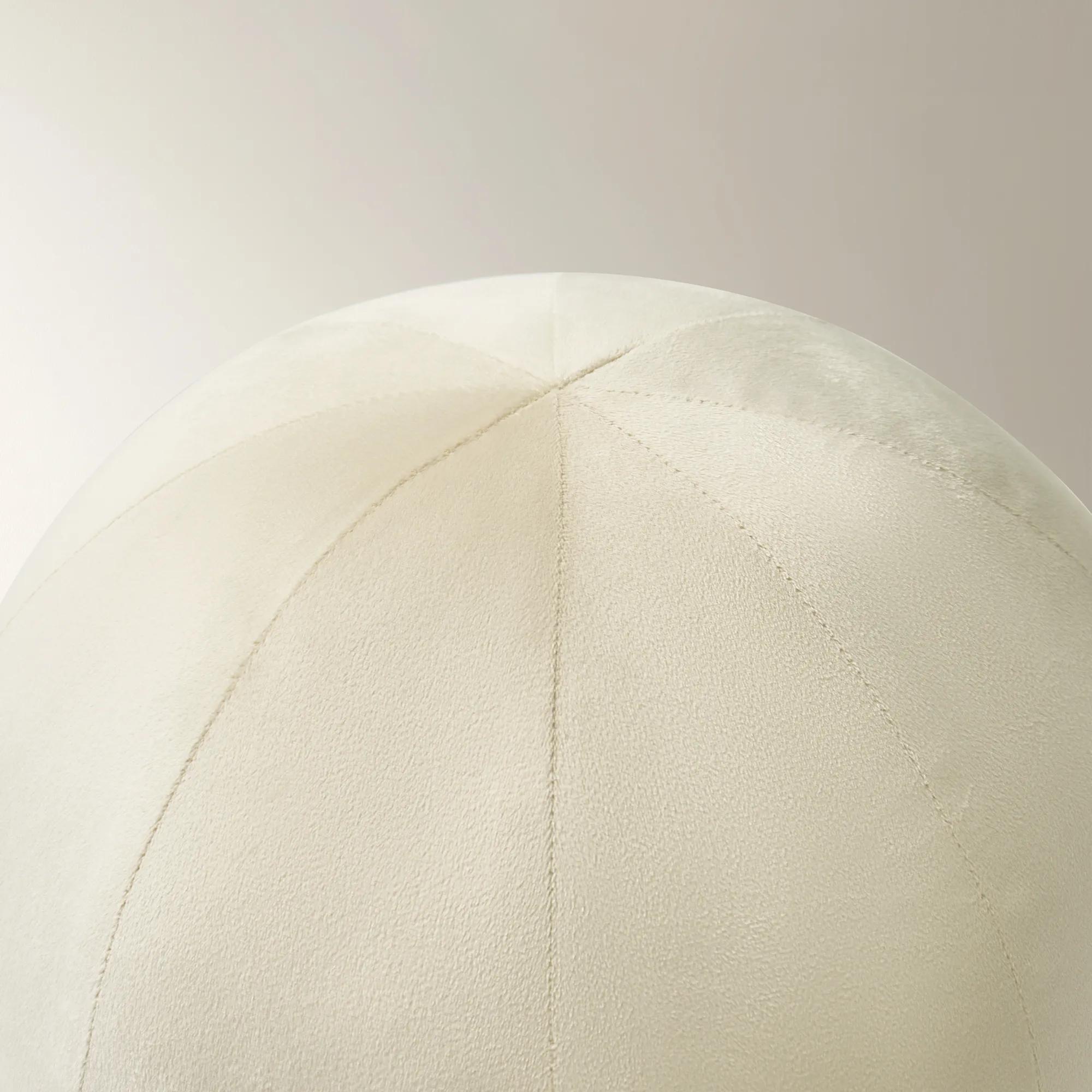 Veda Velvet Ball Pillow 12" - Butter Cream