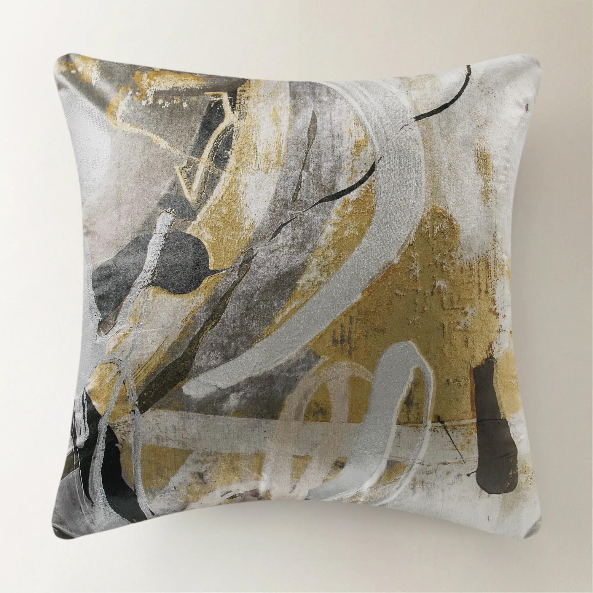 Brushstroke Pillow 22"