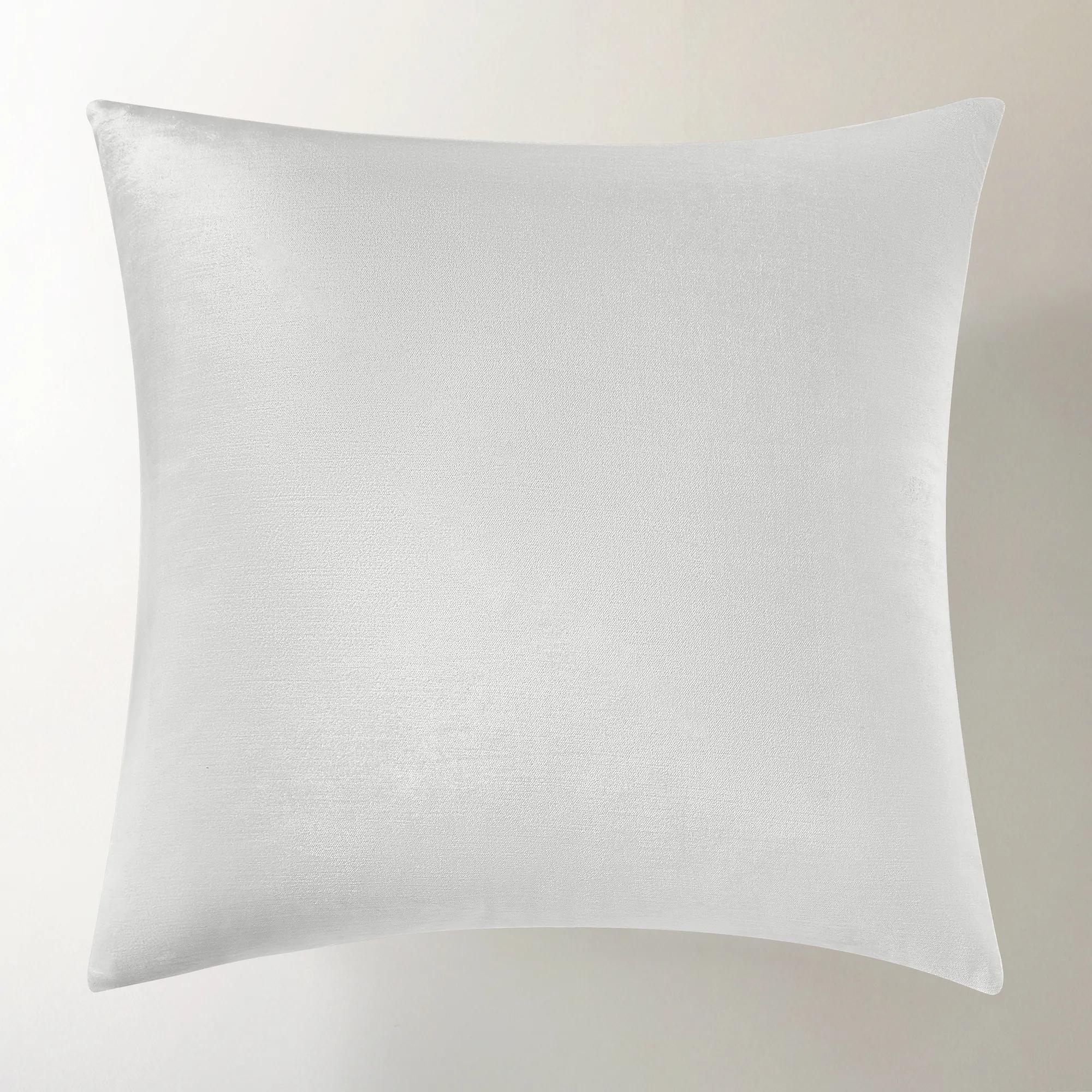 Amalia Metallic Checker Pillow 20" - White/Gold