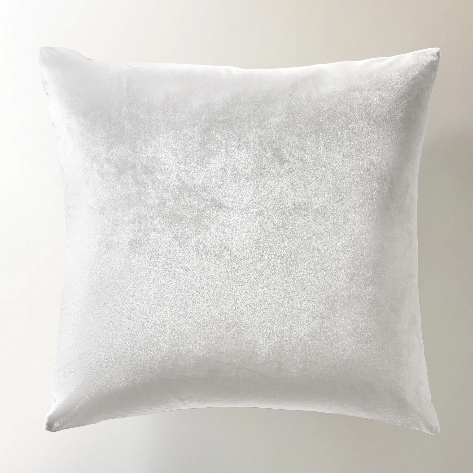 Solenne Embroidered Pillow 22" - Ivory/Charcoal
