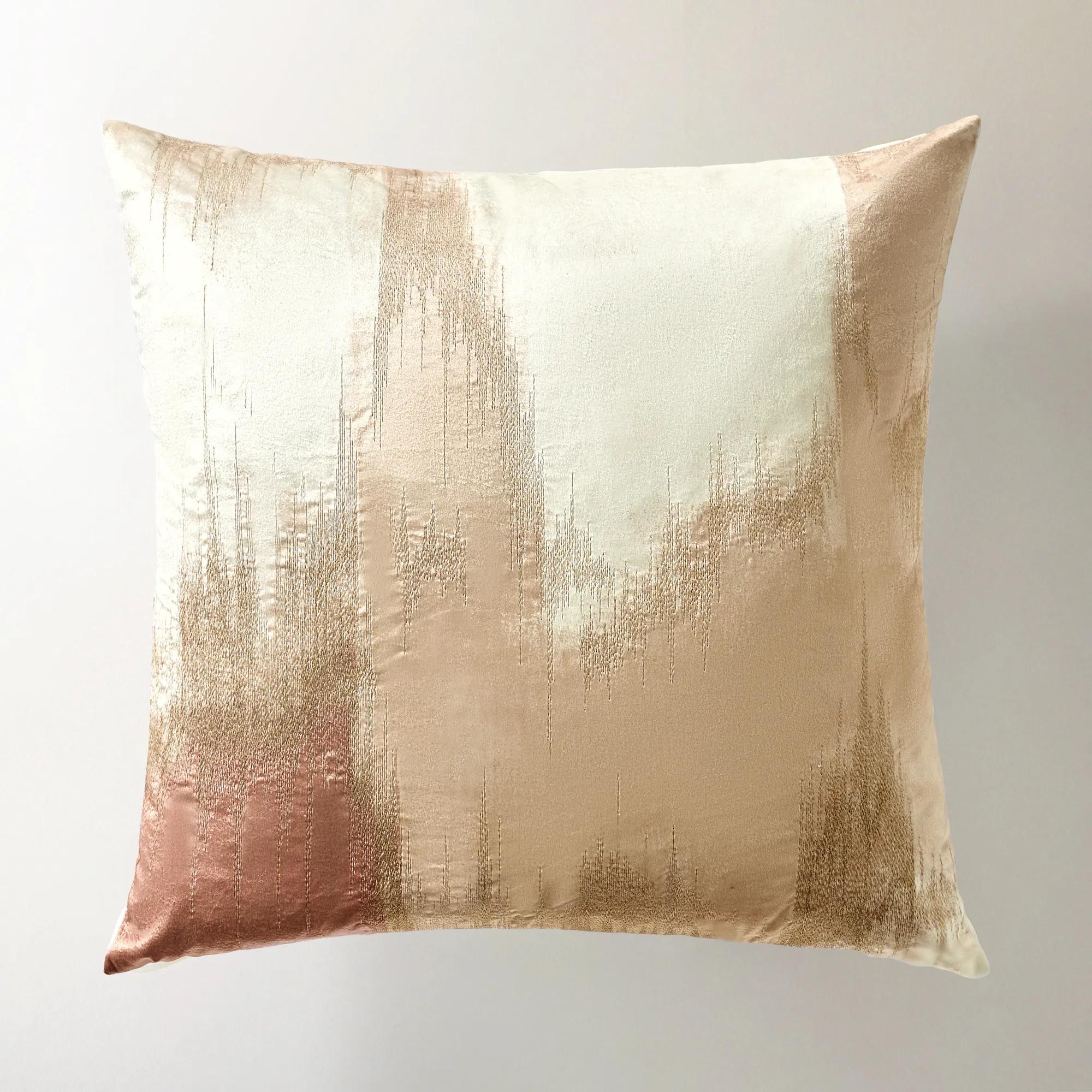 Nya Embroidered Pillow - Mocha Mousse