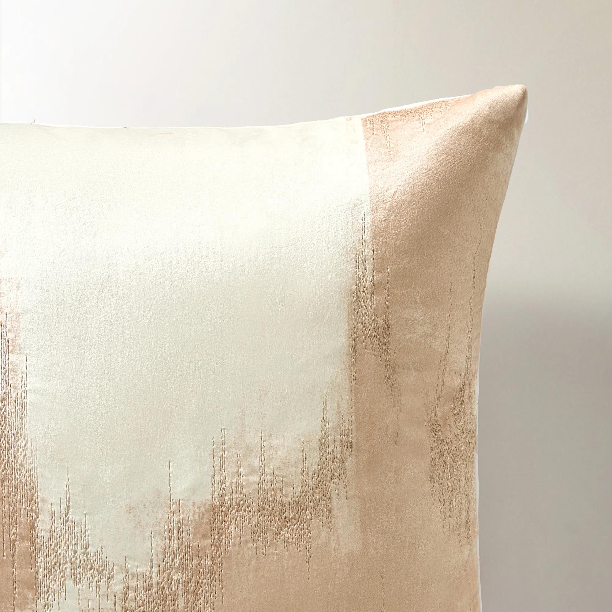 Nya Embroidered Pillow - Mocha Mousse