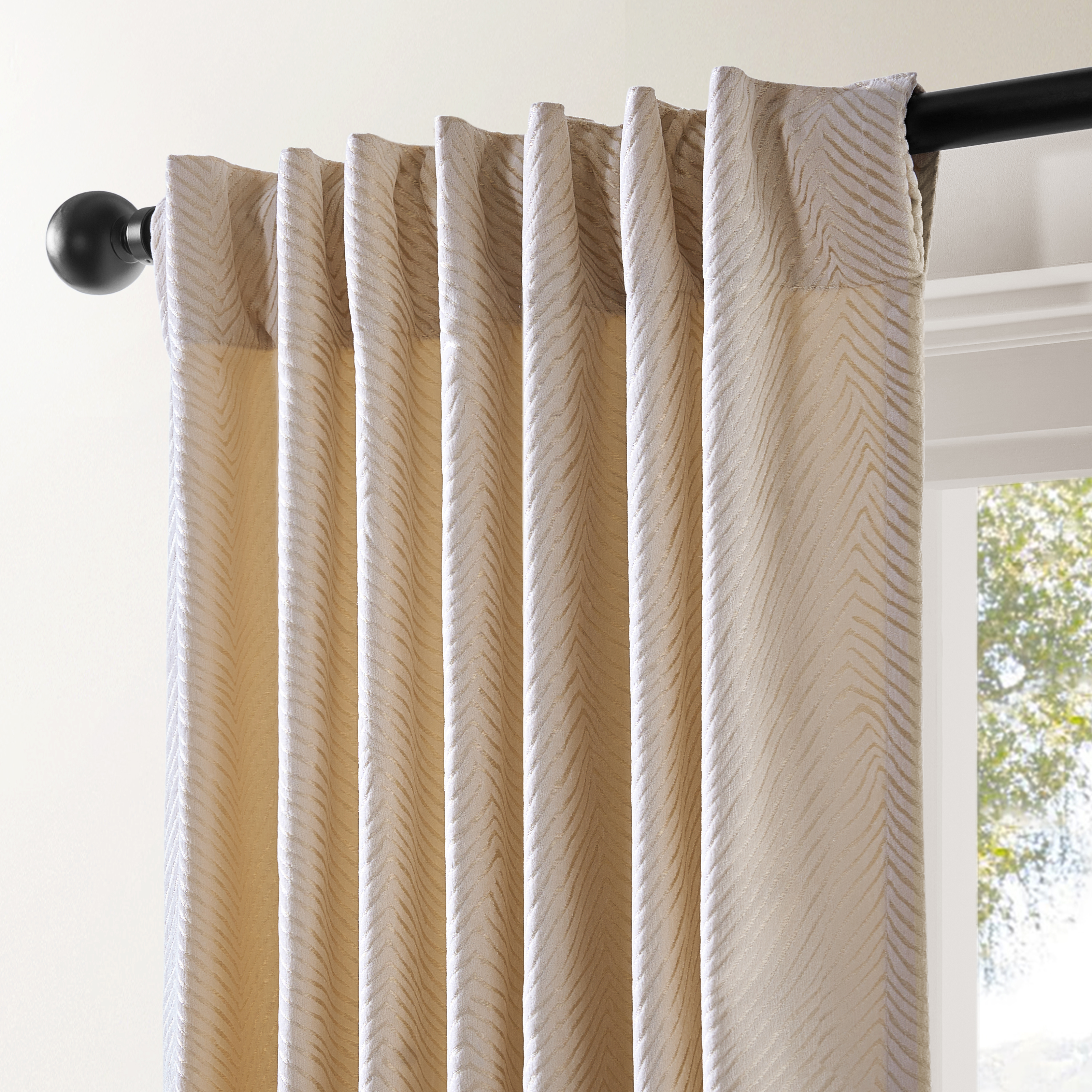 Kenzo Chenille Curtain - Beige