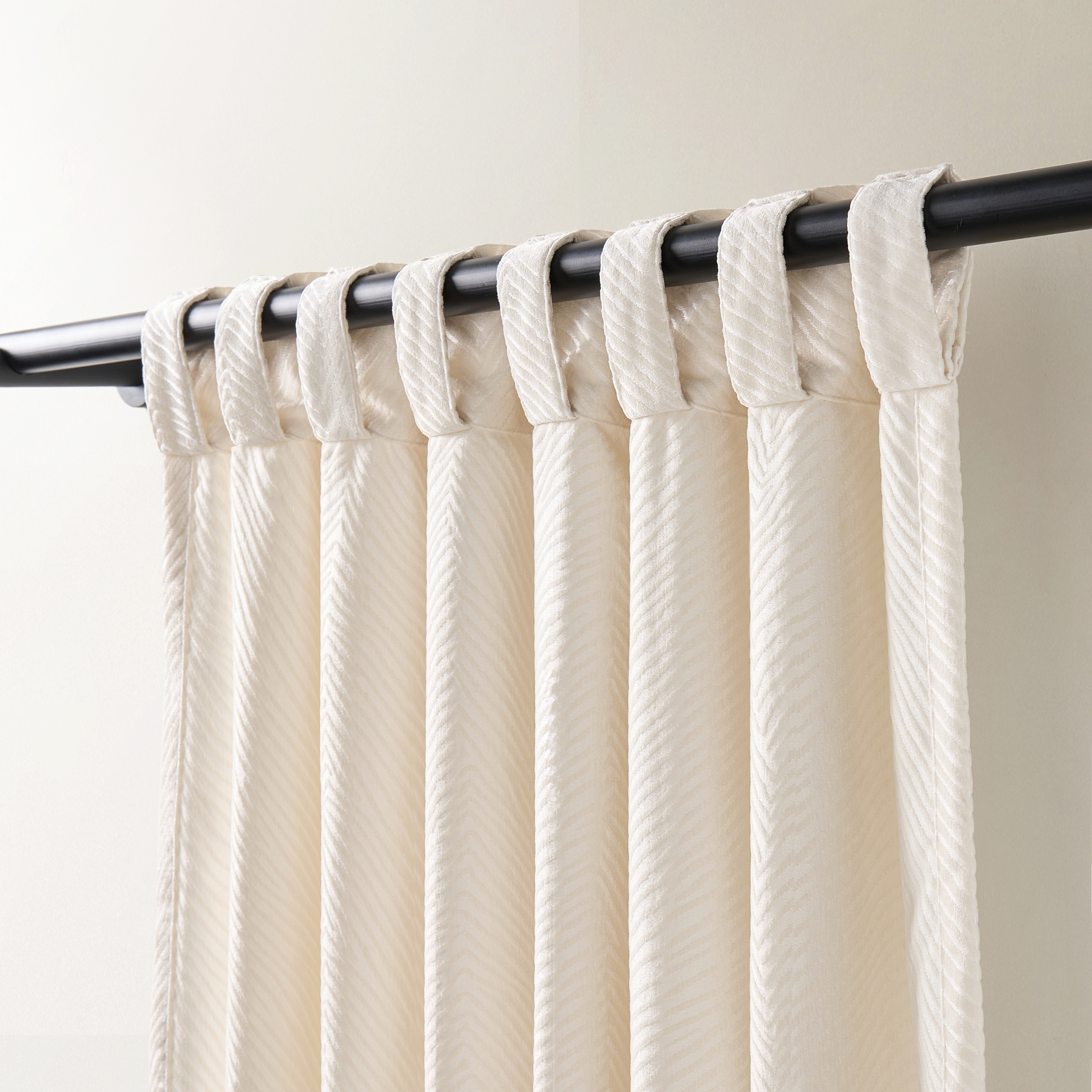 Kenzo Chenille Curtain - White