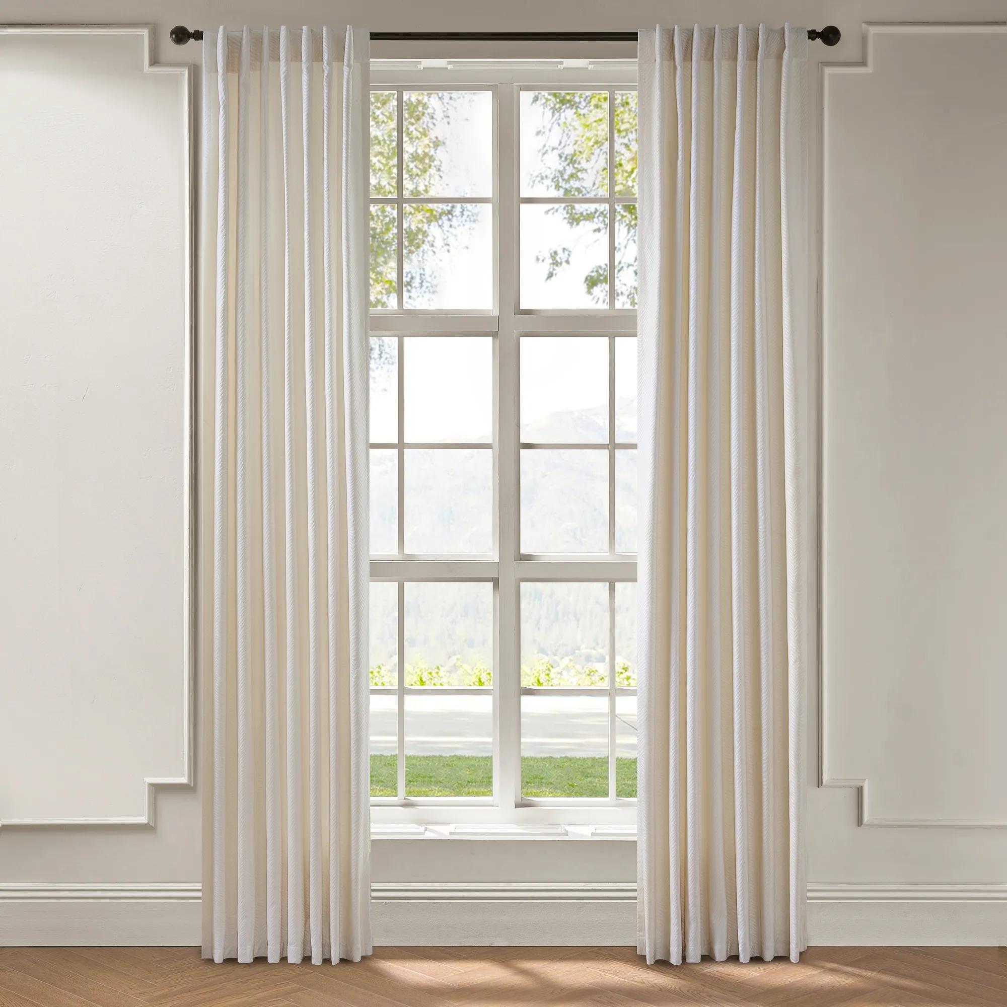 Kenzo Chenille Curtain - White