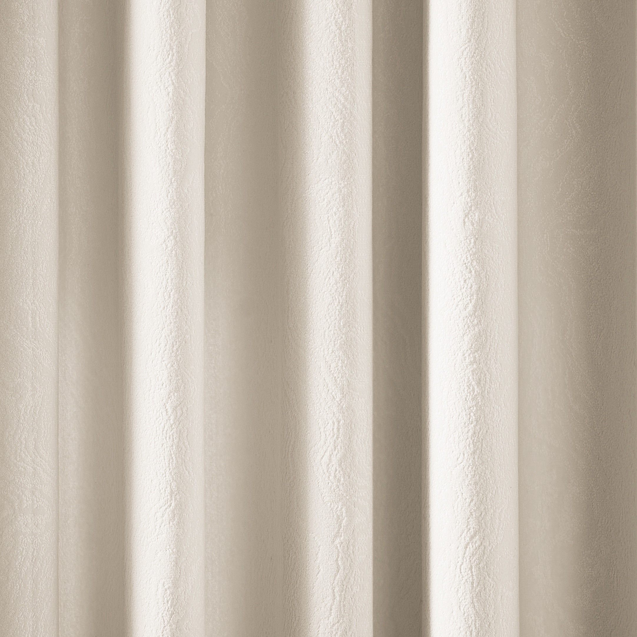Mabel Velvet Curtain - White