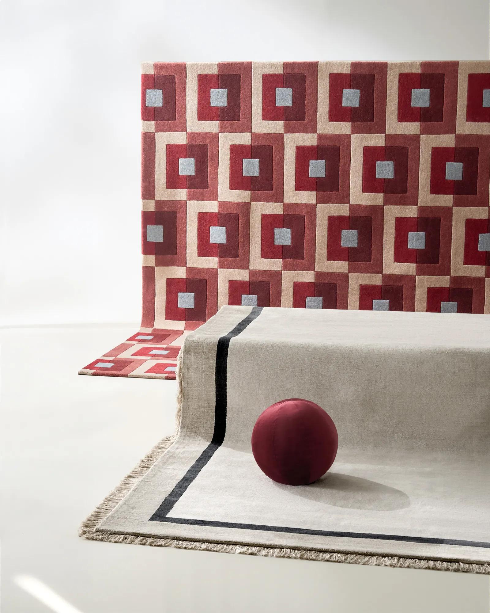 Fiona Fringe Rug - Ivory/Beige/Black