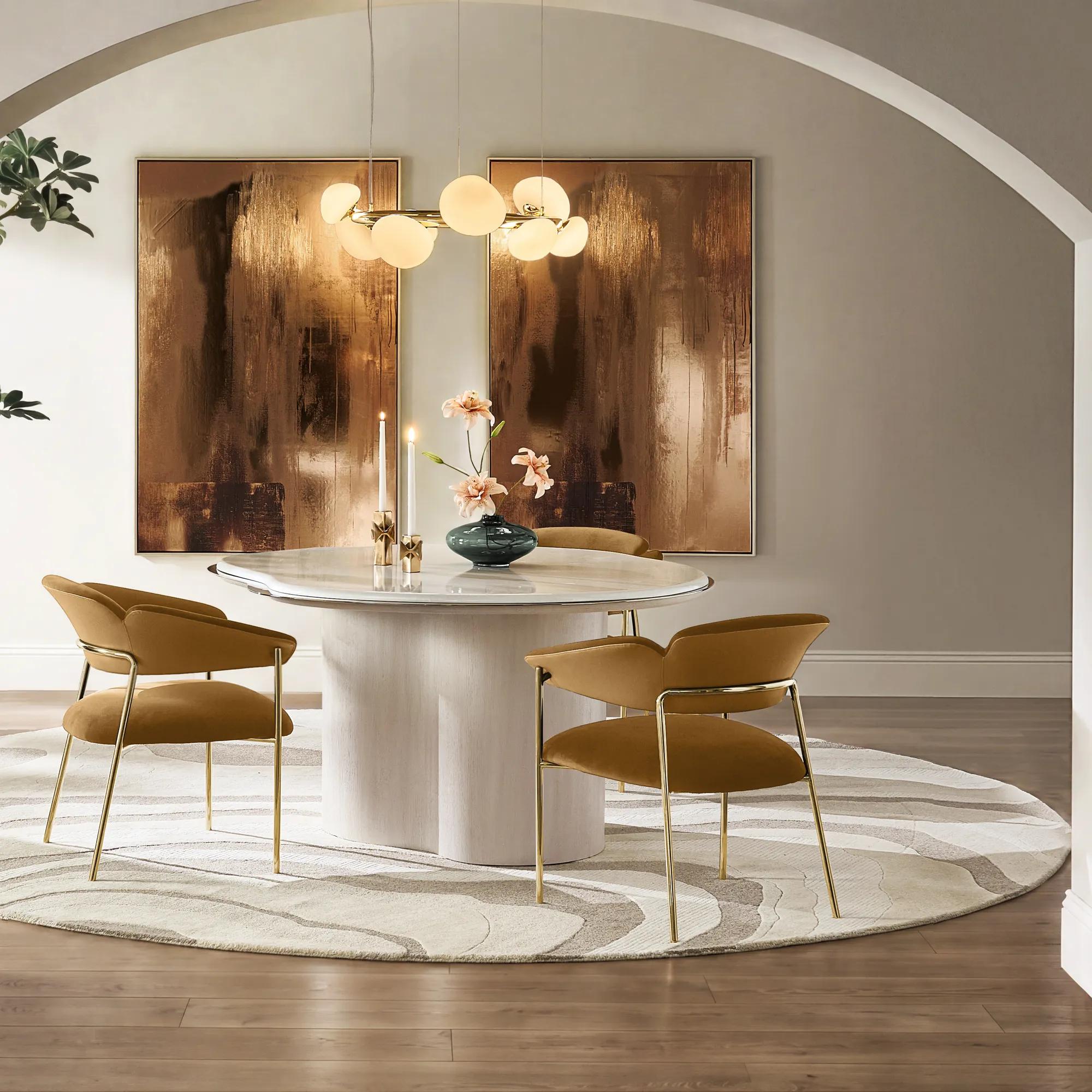 Kadence Ivory Wool Round Rug 12