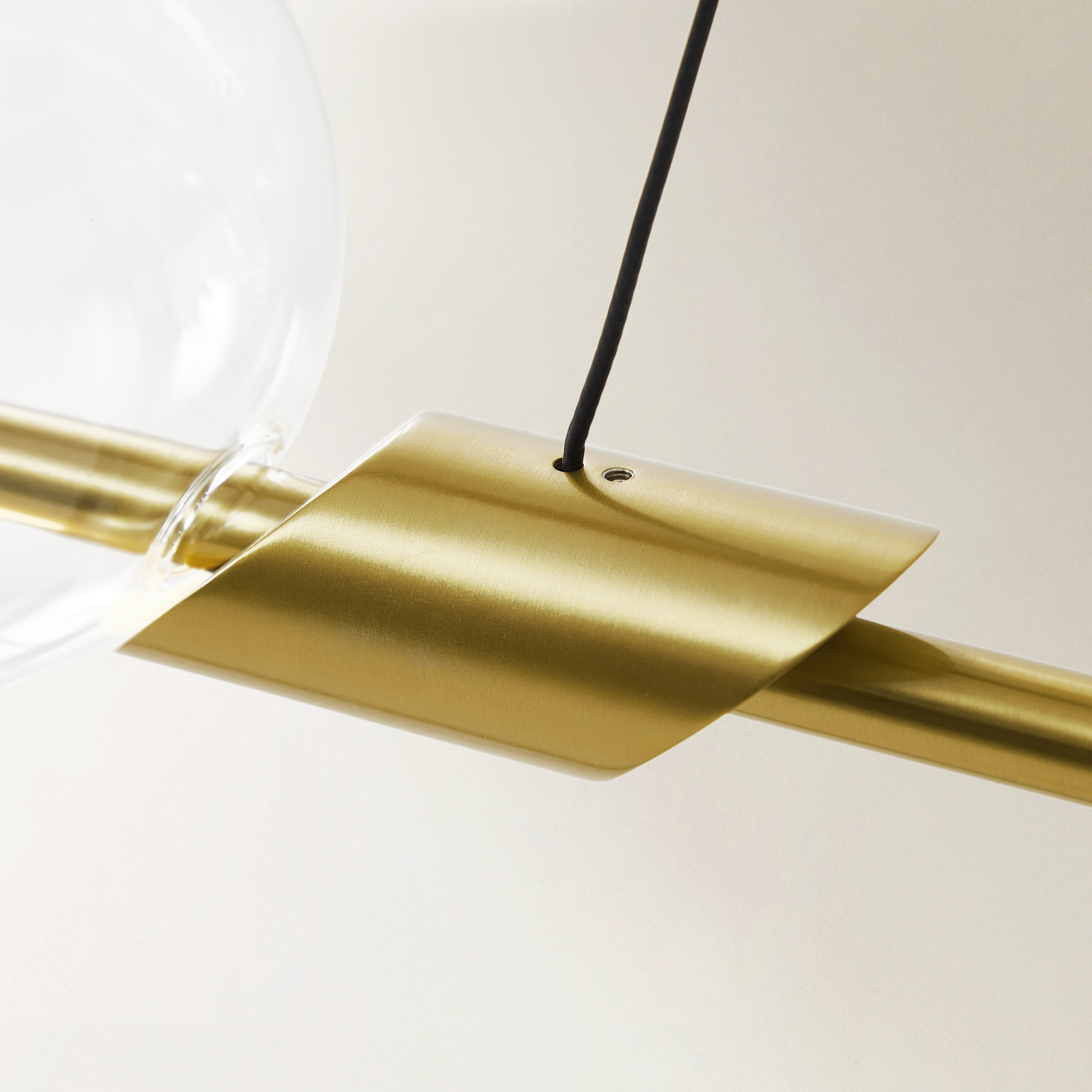 Bolla Glass Bubble Chandelier 60"
