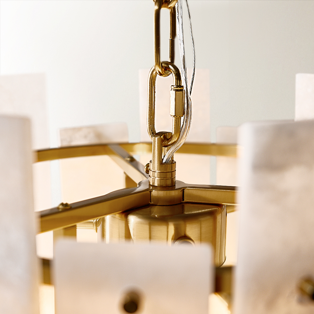 Willa Alabaster Chandelier